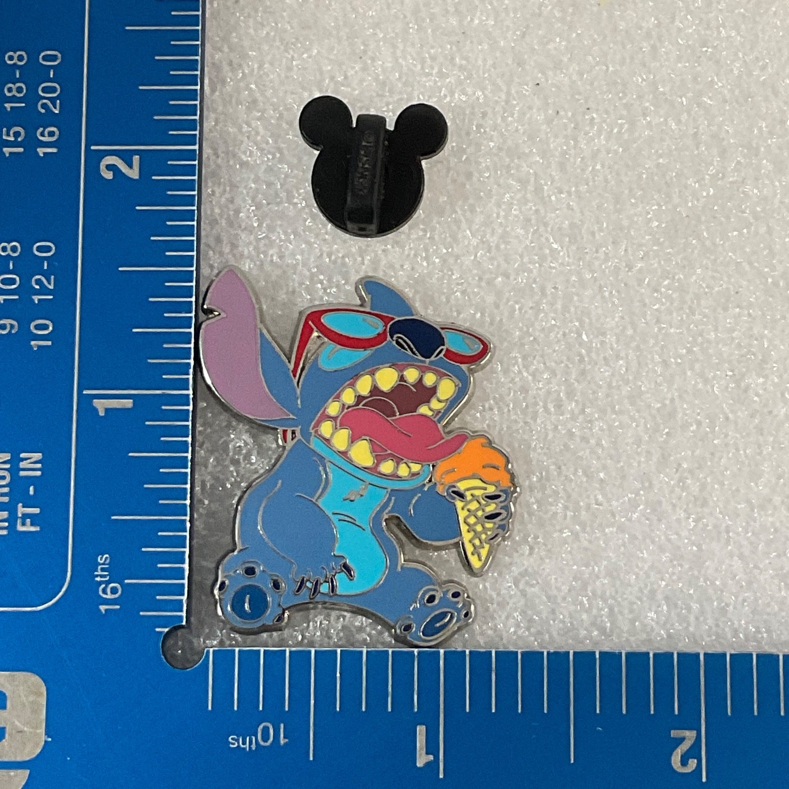 Disney Stitch Ice Cream Trading Pin 1.5in Enamel Character Pin 2014 - Image 11