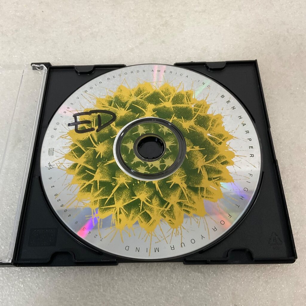 Ben Harper Fight for Your Mind CD Disc Only 1995 Rock Folk Album - Image 1
