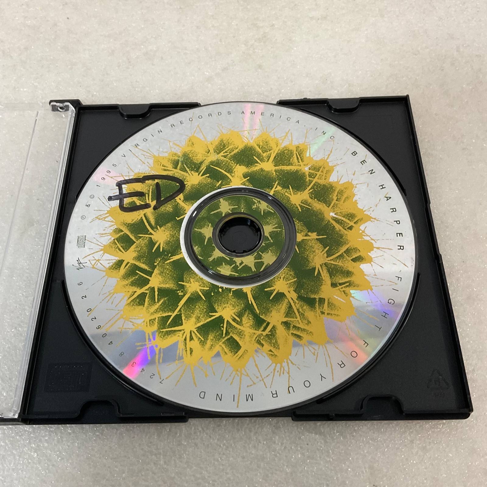 Ben Harper Fight for Your Mind CD Disc Only 1995 Rock Folk Album - Image 1