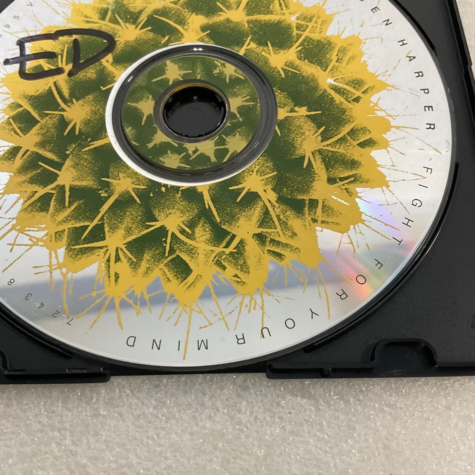 Ben Harper Fight for Your Mind CD Disc Only 1995 Rock Folk Album - Image 4