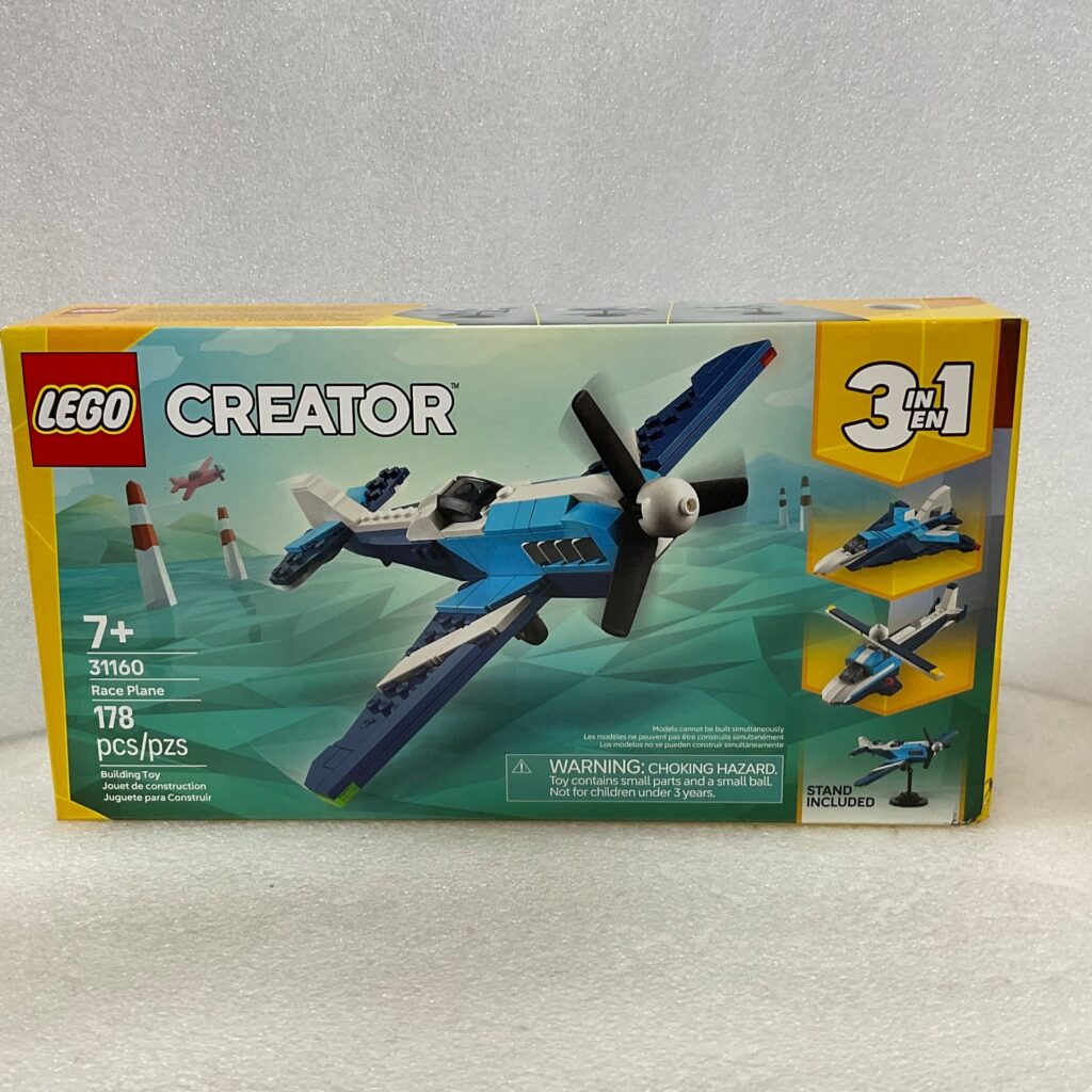 Lego Creator 31160 Race Plane 3-in-1 Set Sealed 178pcs Toy Model in Box - Image 1