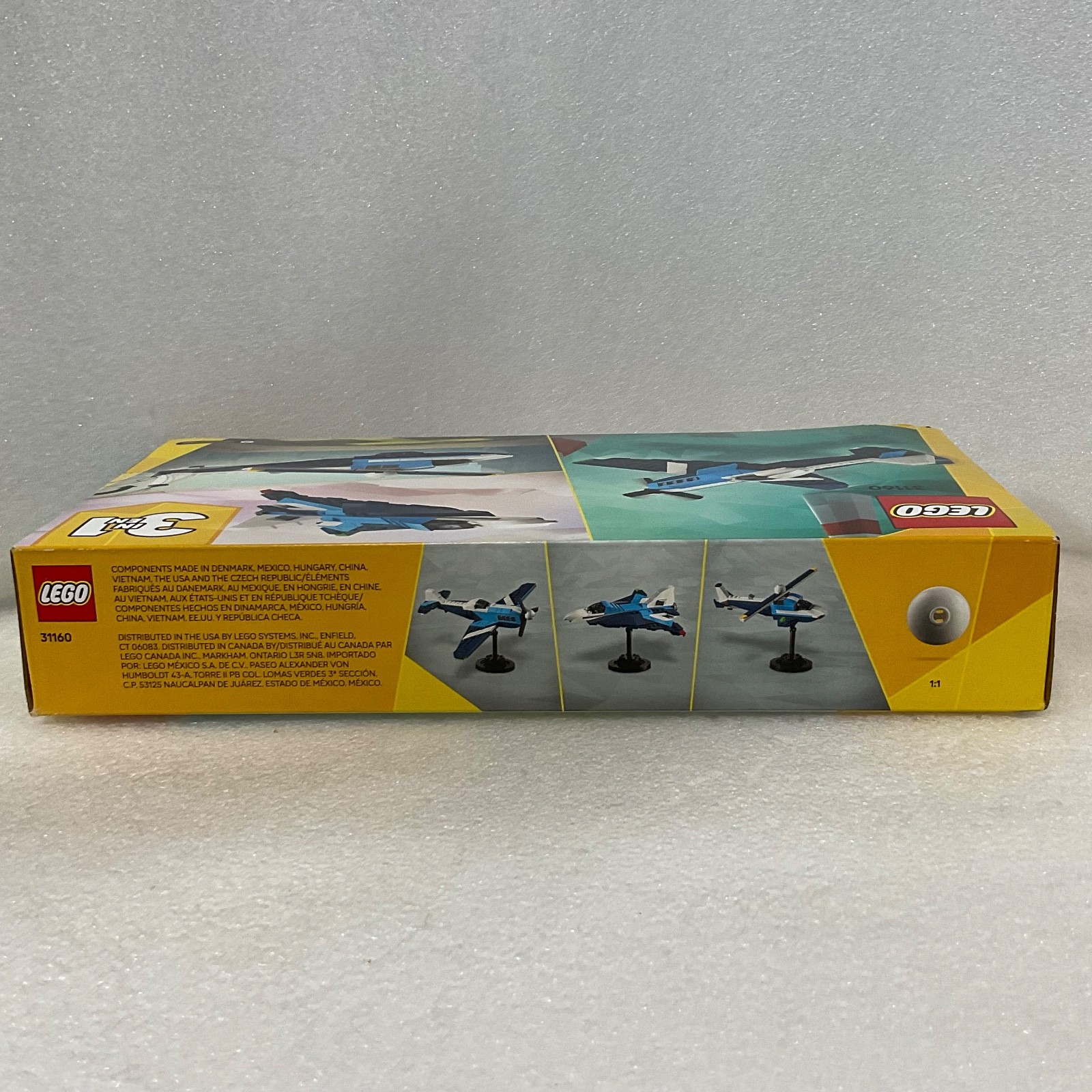 Lego Creator 31160 Race Plane 3-in-1 Set Sealed 178pcs Toy Model in Box - Image 3