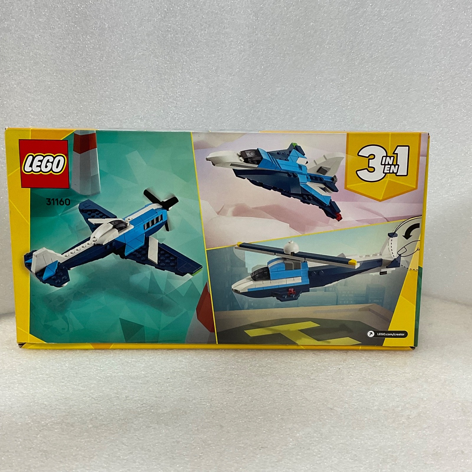 Lego Creator 31160 Race Plane 3-in-1 Set Sealed 178pcs Toy Model in Box - Image 7