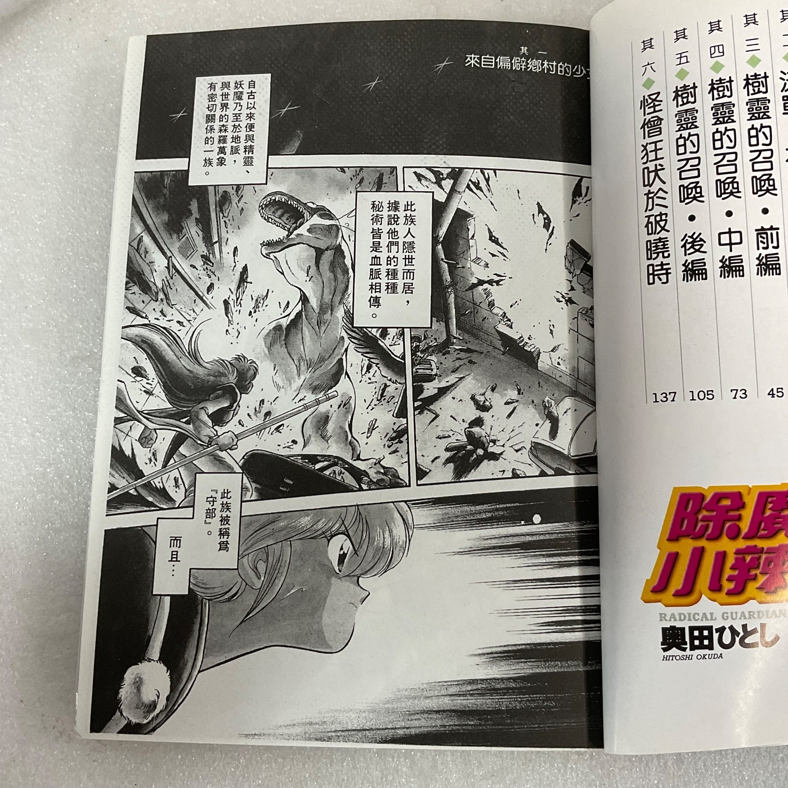 Radical Guardian Vol 1 Manga Book Hitoshi Okuda Chinese Edition Taiwan - Image 10