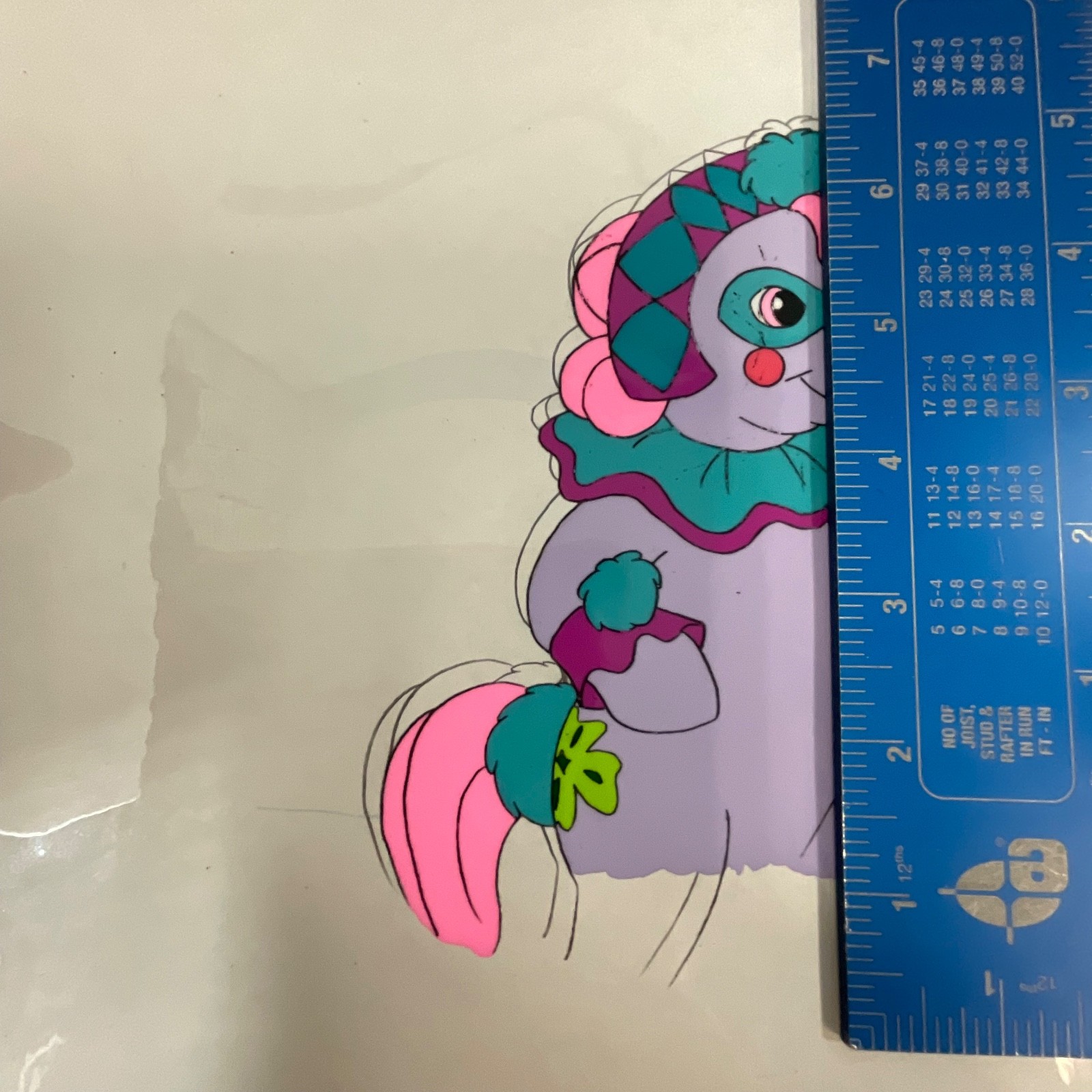 Vintage Pony Animation Cel Hand-Painted Cartoon 1980's Production Art - Image 8