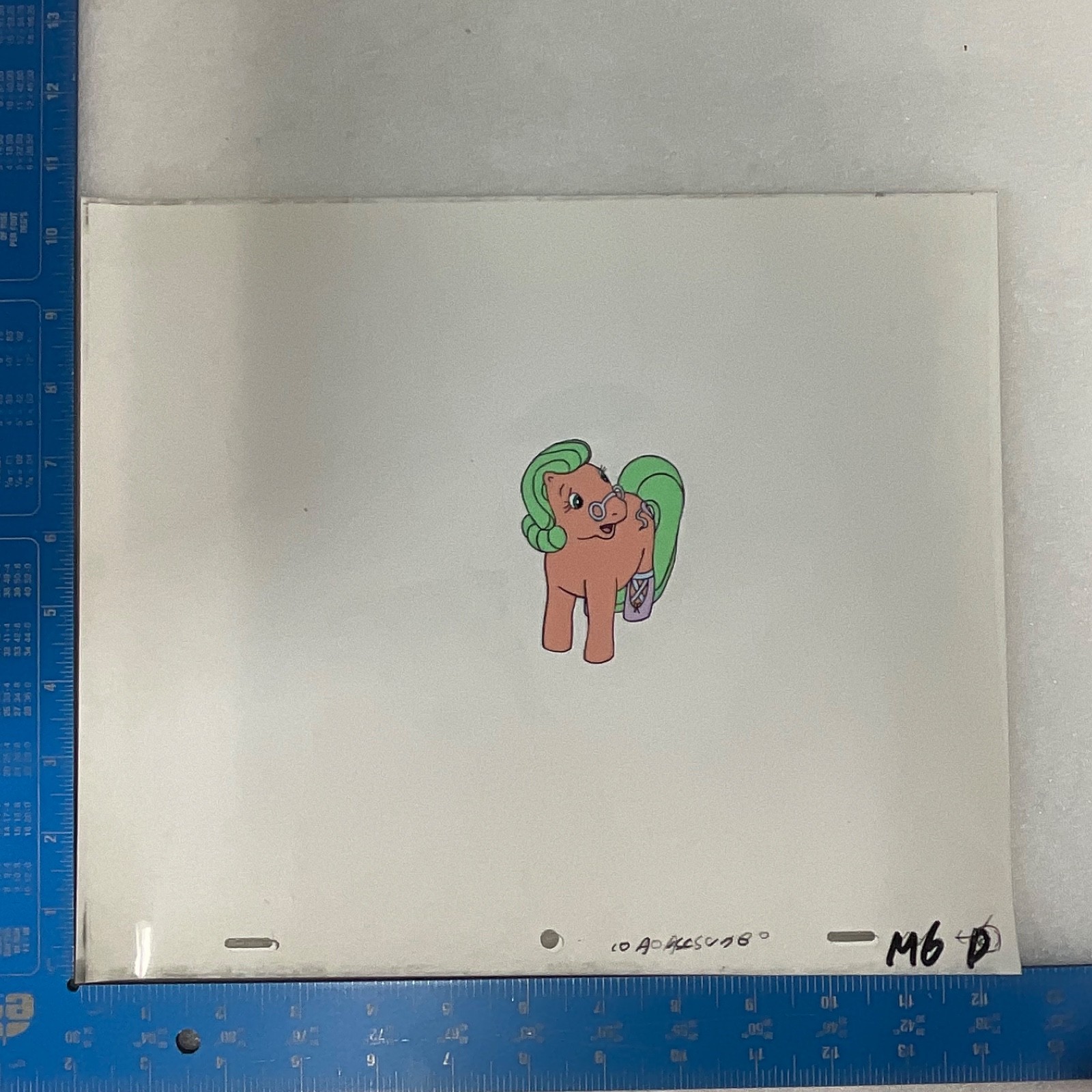 Vintage Pony Animation Cel Hand-Painted Cartoon Production Art 10.5 x 12.5 in - Image 3
