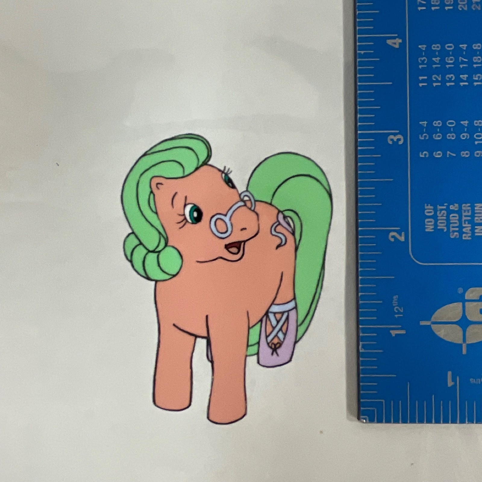 Vintage Pony Animation Cel Hand-Painted Cartoon Production Art 10.5 x 12.5 in - Image 5