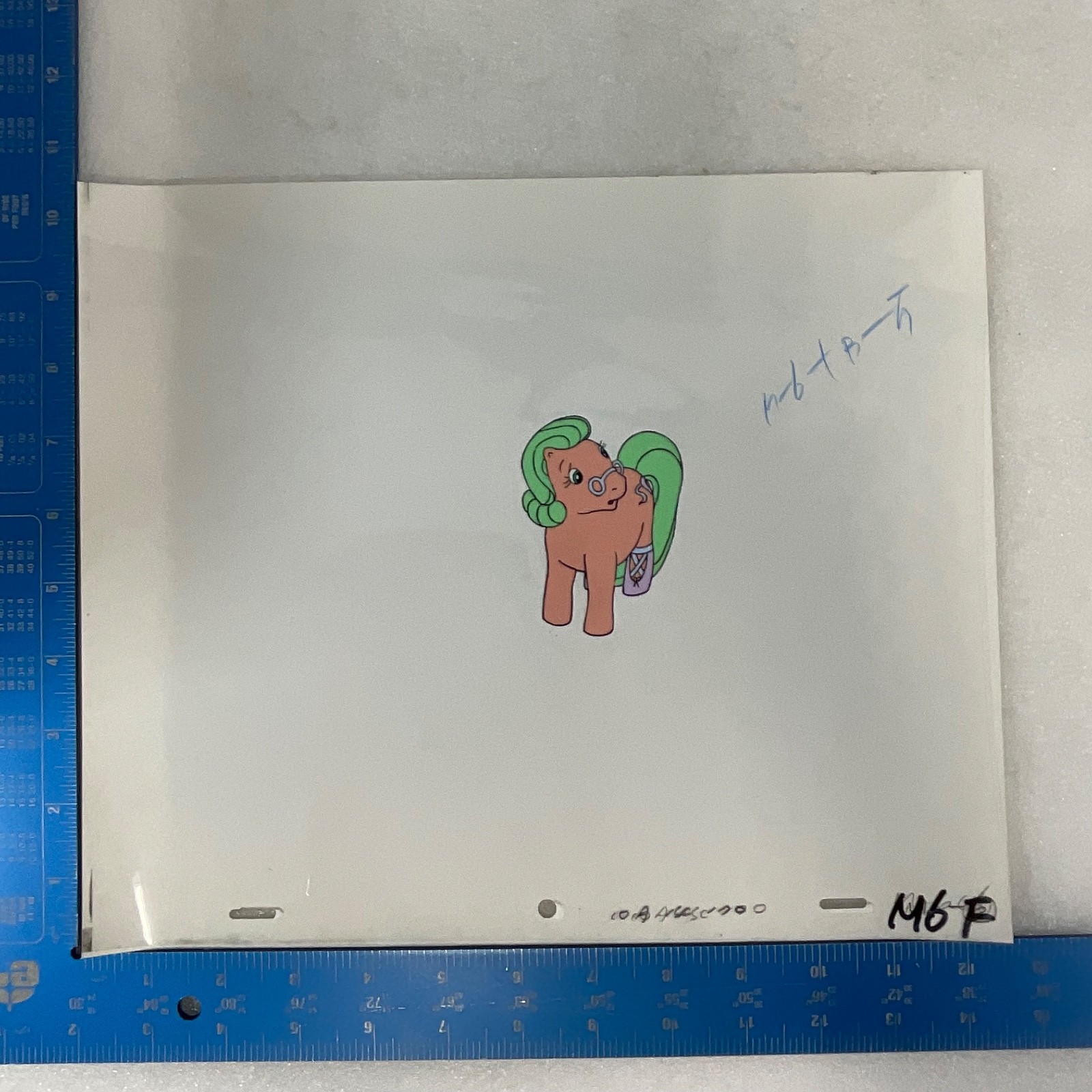 Vintage Animated Pony Production Cel Hand-Painted Cartoon Art 12.5 x 10.5 in - Image 4