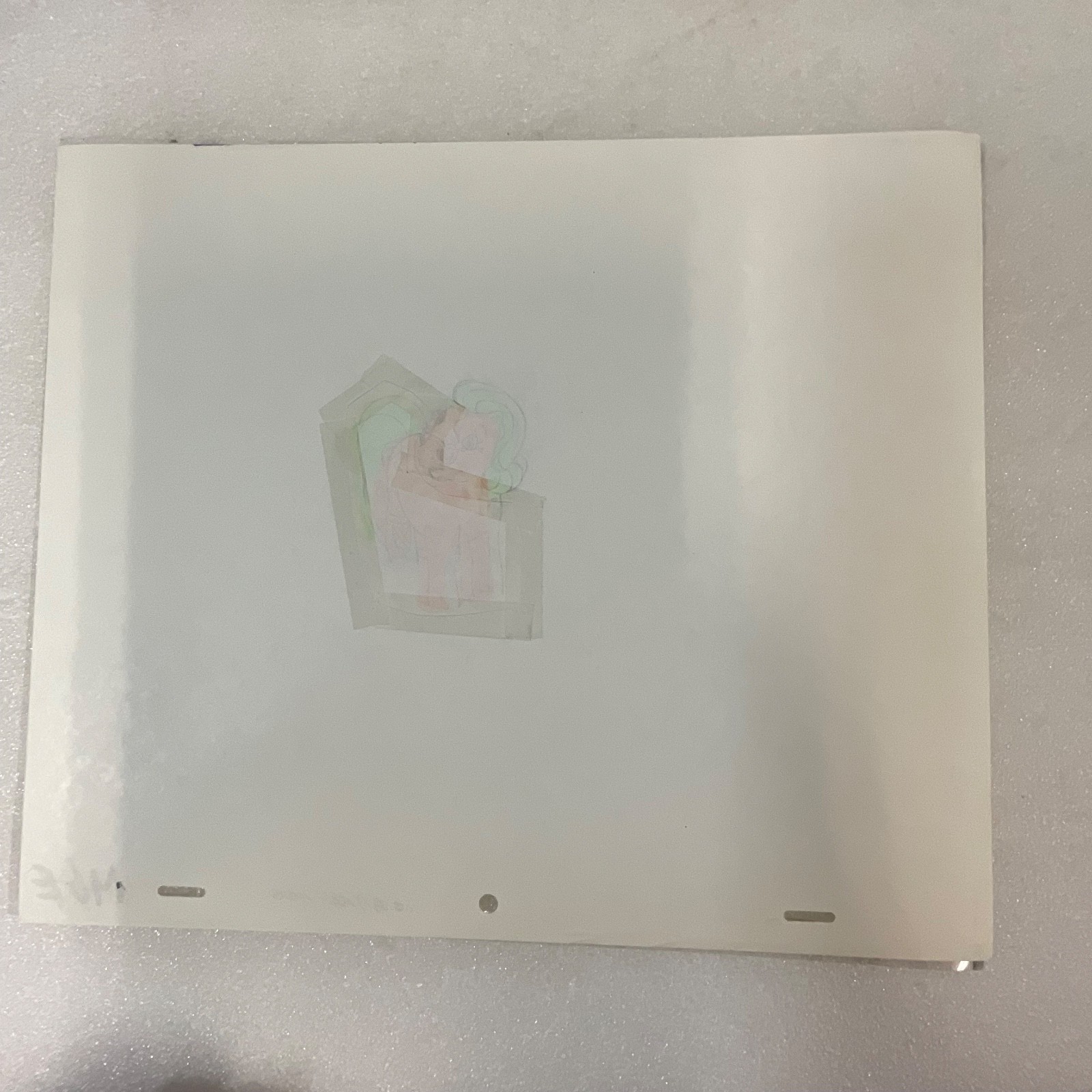 Vintage Pony Animation Production Cel Unknown Character 12 x 10 Hand Painted - Image 7