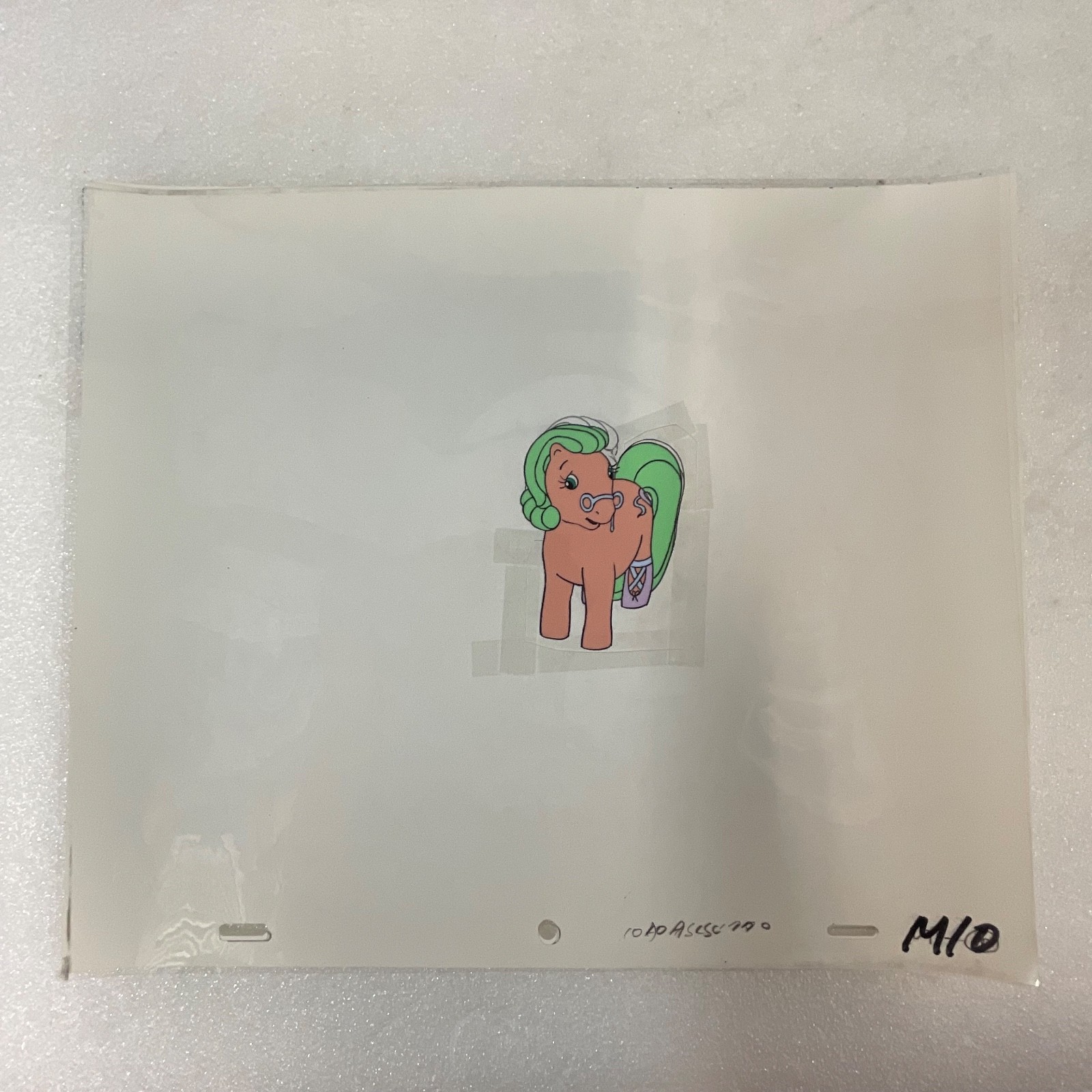 Vintage Pony Animation Character Cel Hand-Painted 12 in x 10in Production Art - Image 2