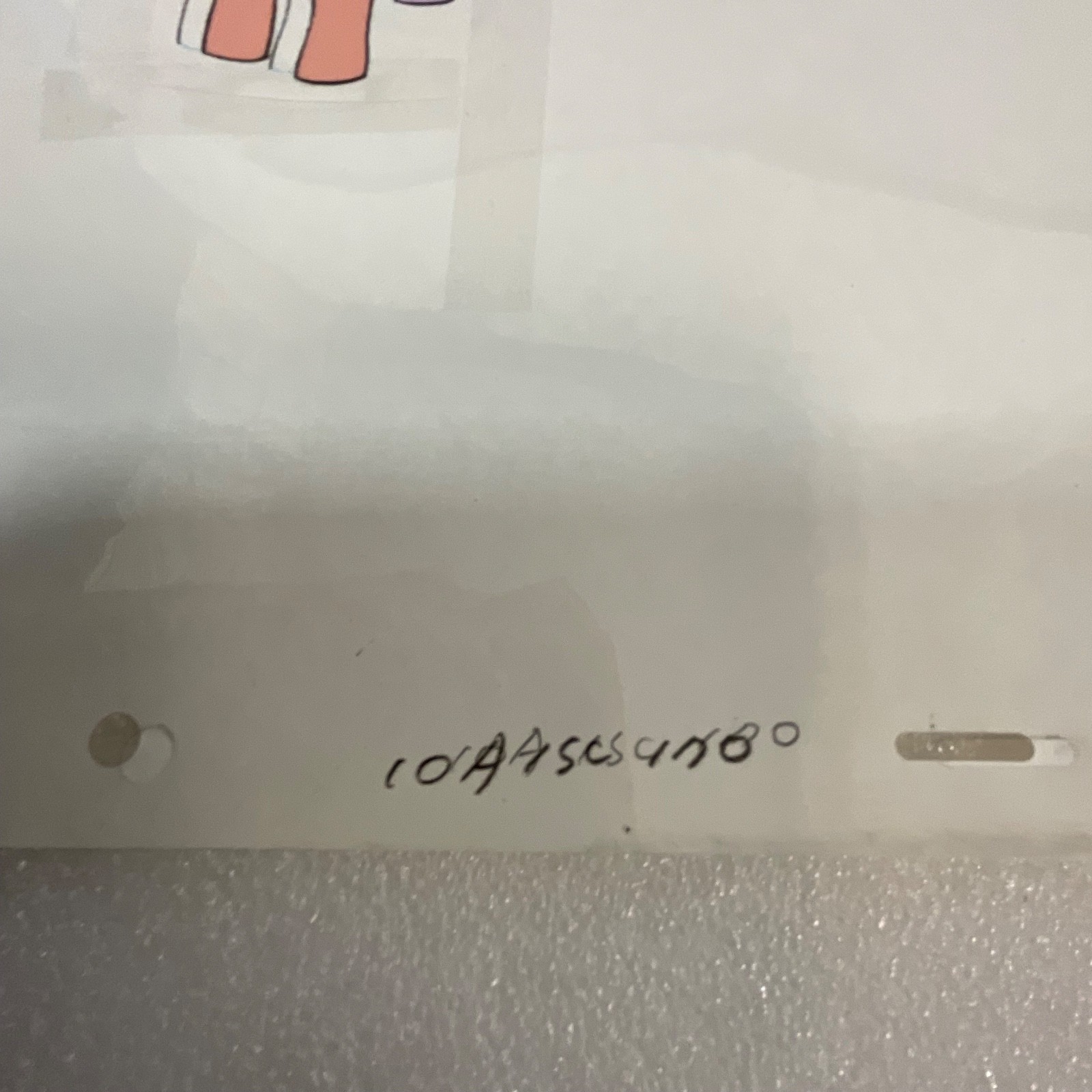 Vintage Pony Animation Cel Hand Painted Production Art 10 x 12 in - Image 3
