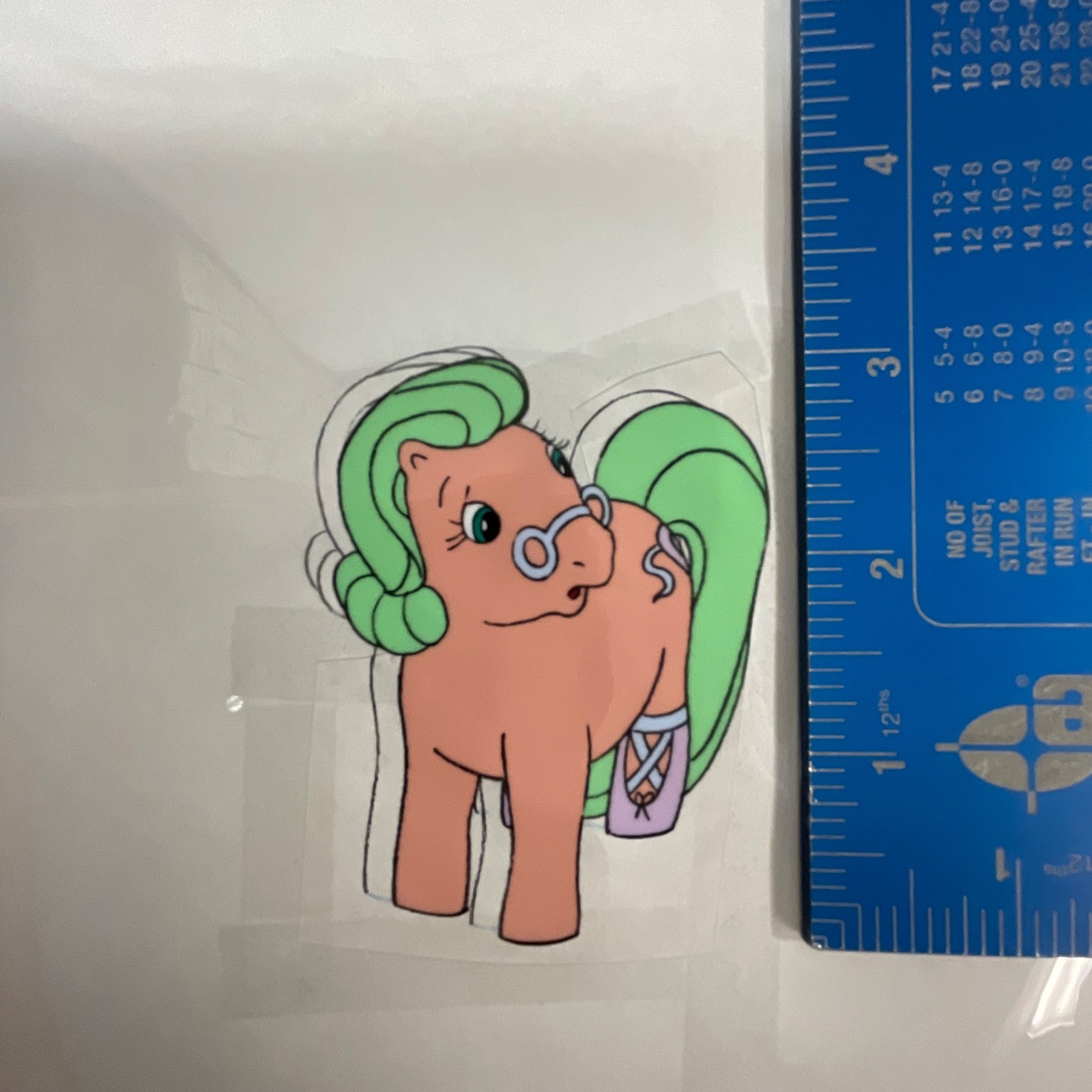 Vintage Pony Animation Cel Hand Painted Production Art 10 x 12 in - Image 10