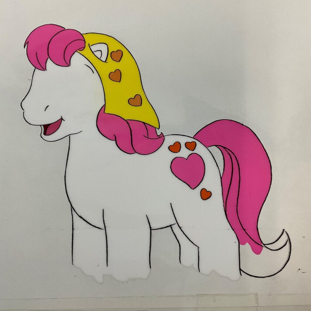 Vintage Pony Animation Cel Hand-Painted Unidentified Character - Image 1
