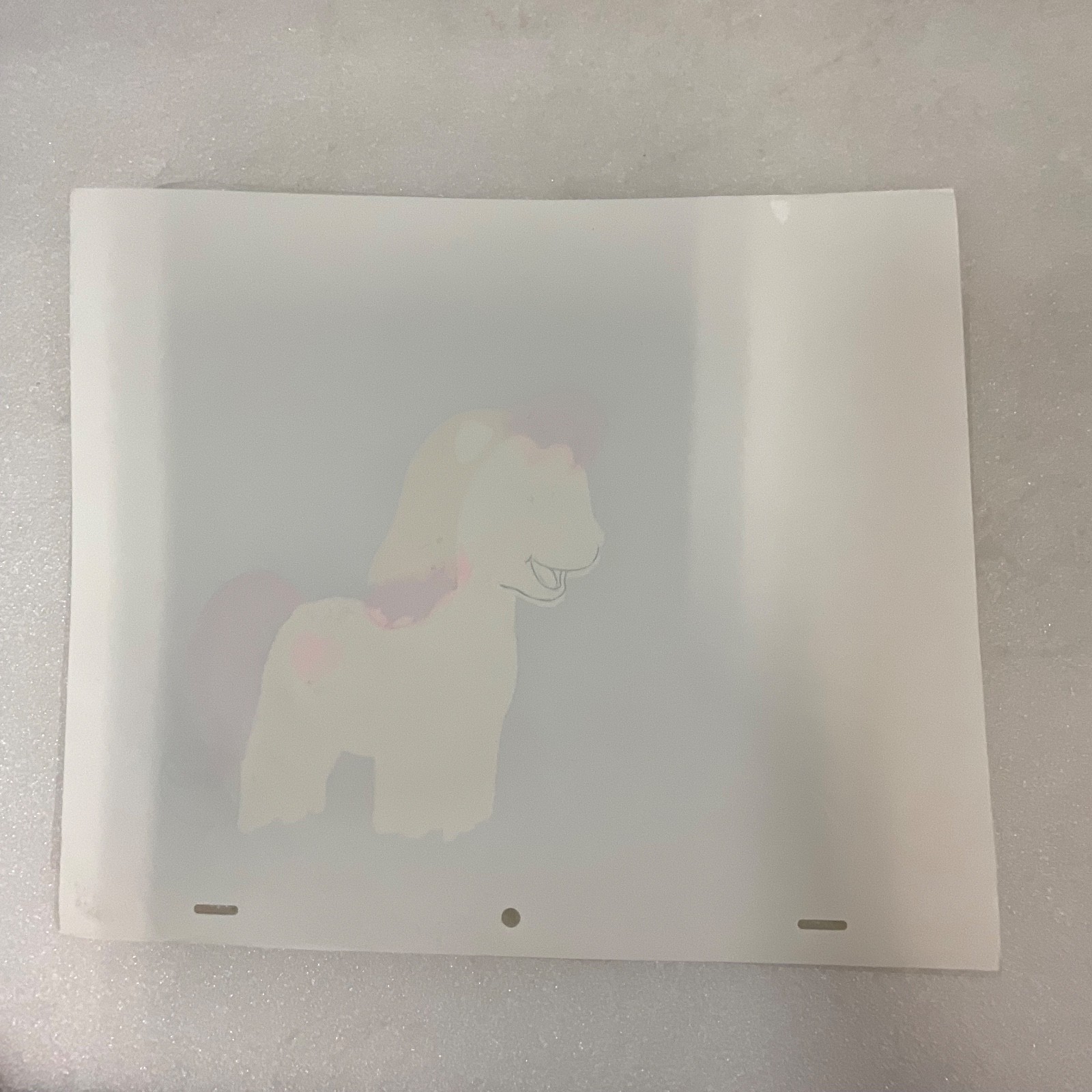 Vintage Pony Animation Cel Hand-Painted Unidentified Character - Image 5