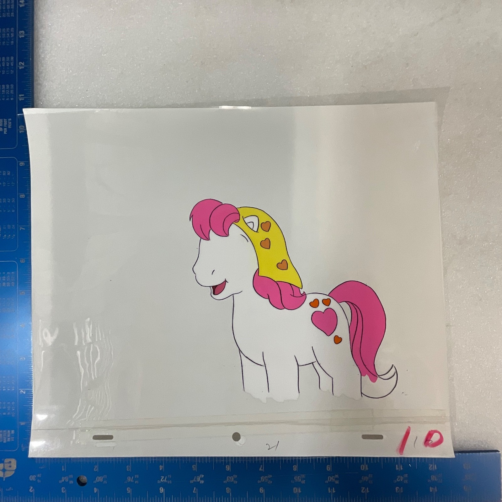 Vintage Pony Animation Cel Hand-Painted Unidentified Character - Image 4