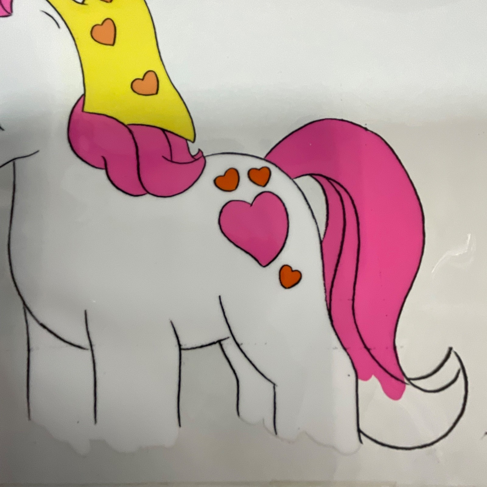 Vintage Pony Animation Cel Hand-Painted Unidentified Character - Image 9