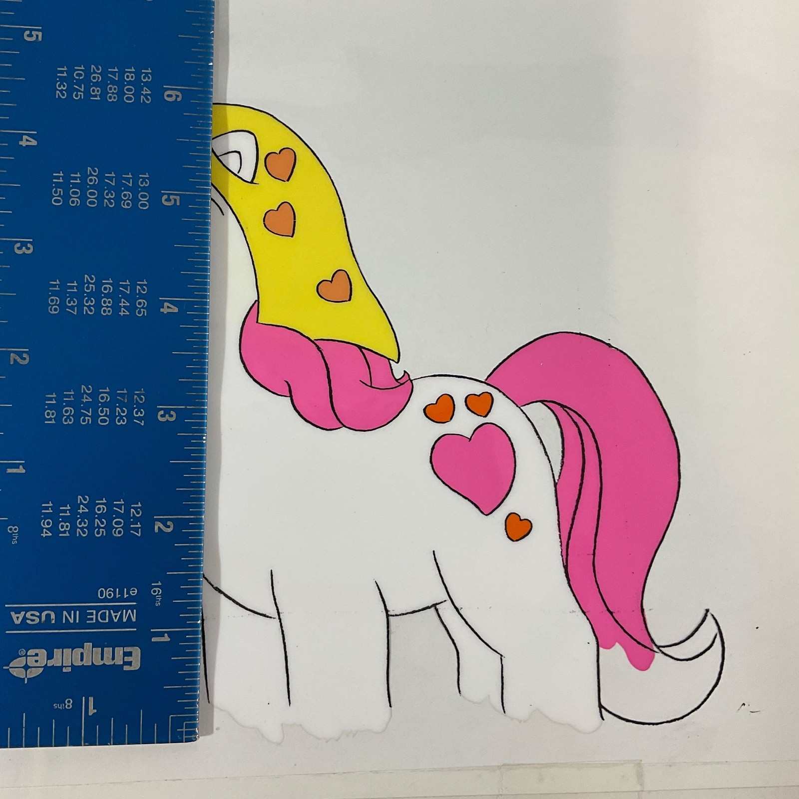 Vintage Pony Animation Cel Hand-Painted Unidentified Character - Image 11
