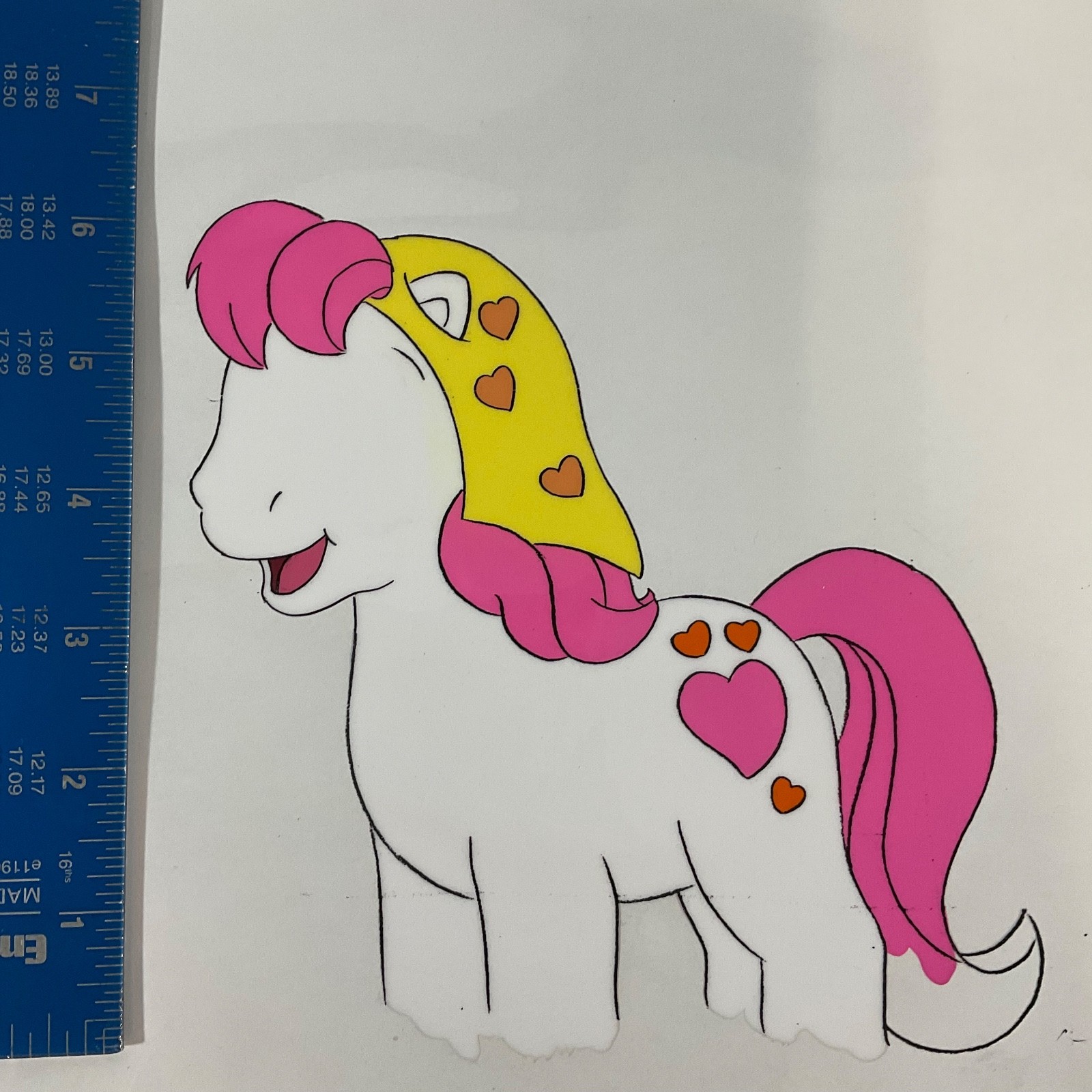 Vintage Pony Animation Cel Hand-Painted Unidentified Character - Image 10