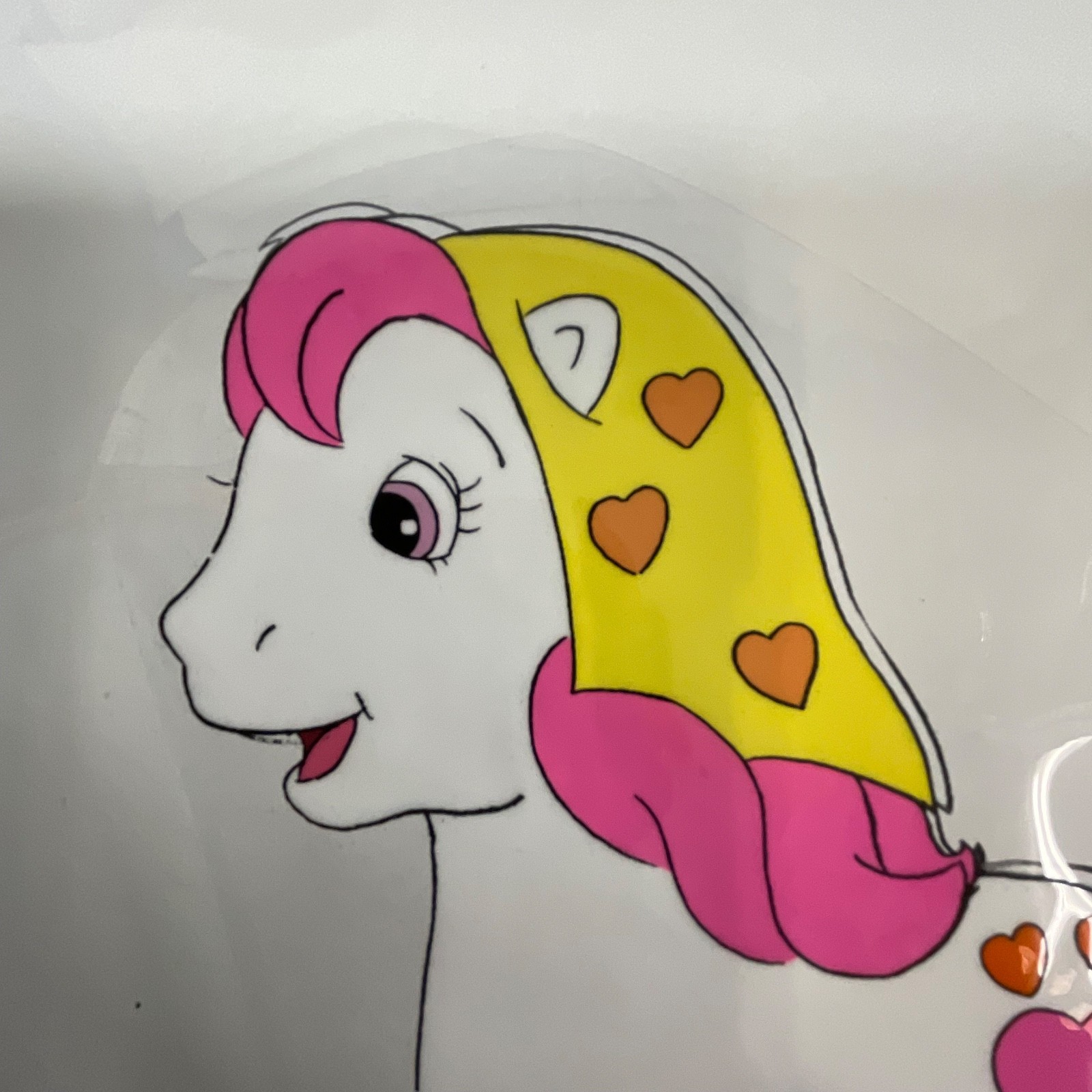 Vintage Pony Animation Production Cel Hand-Painted 12 in x 10 in - Image 6
