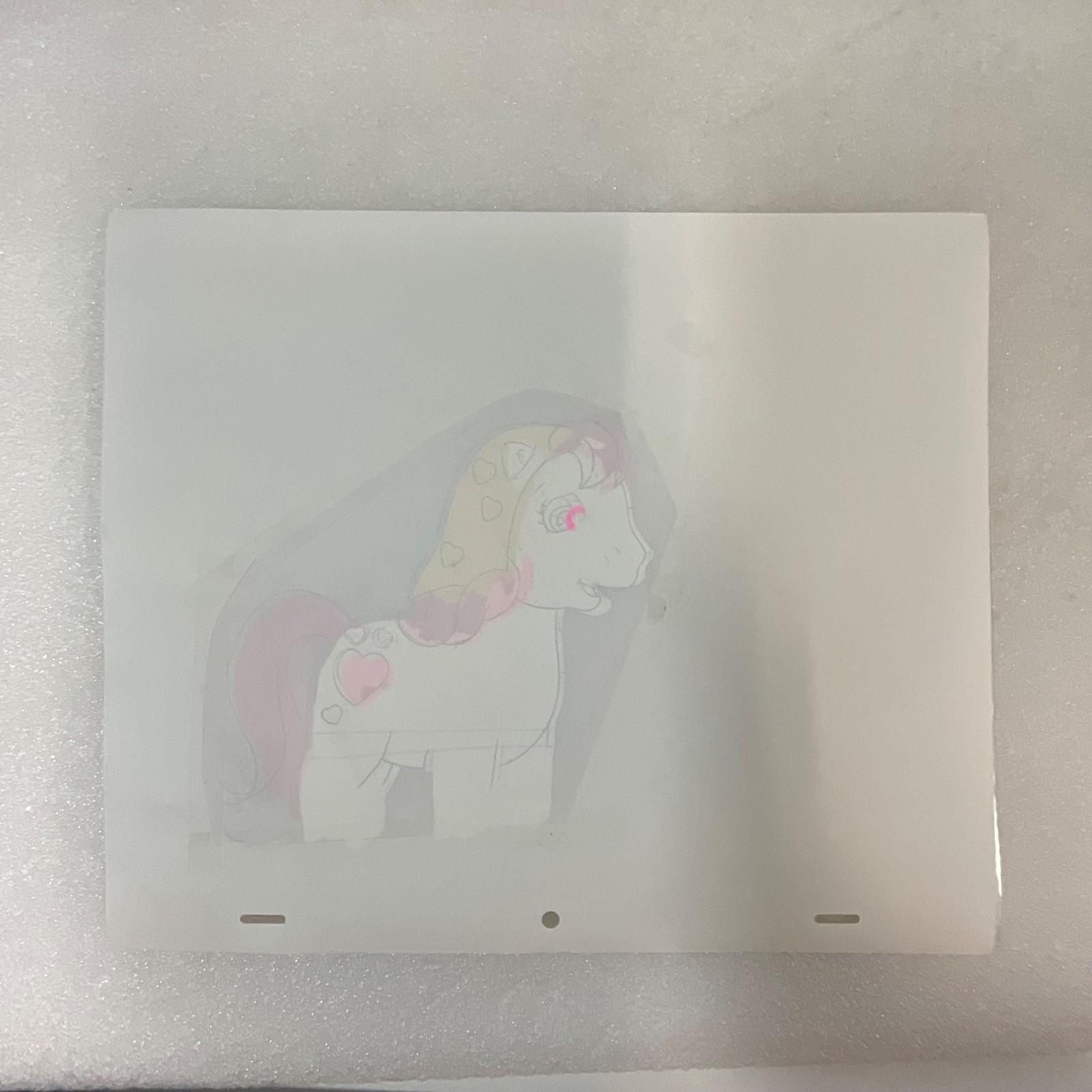Vintage Pony Animation Production Cel Hand-Painted 12 in x 10 in - Image 10