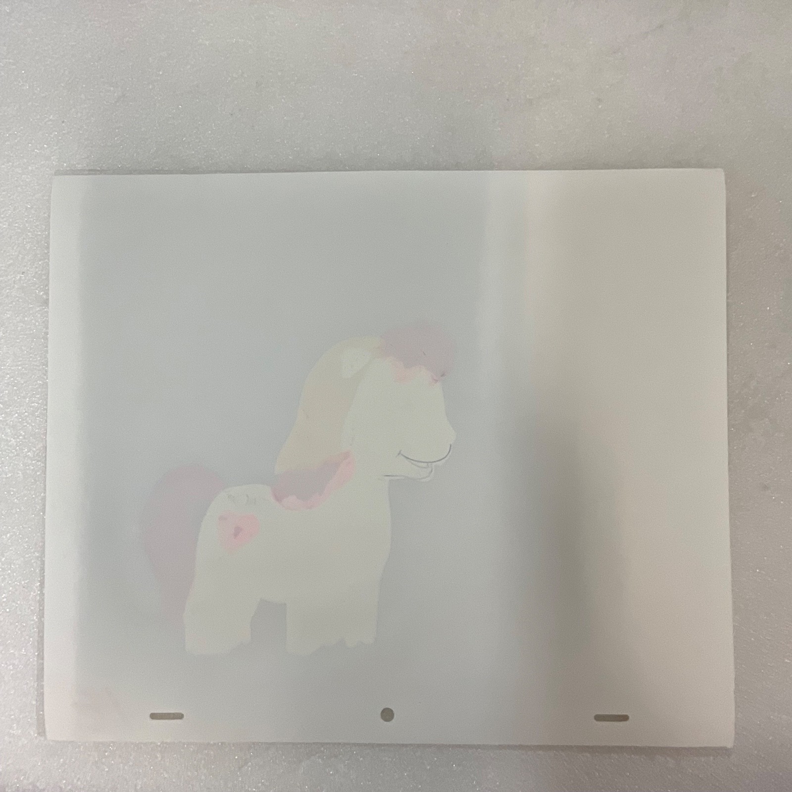 Vintage Pony Animation Cel Hand-Painted Production Cartoon Art 12.5 in x 10 in - Image 8