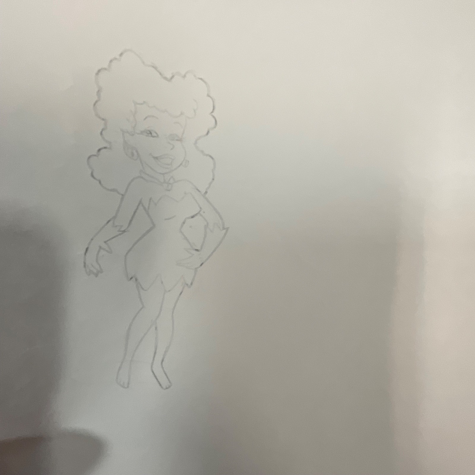 Vintage Cavewoman Animation Cel Drawing Used in Production 10.5 x 12.5 in - Image 5