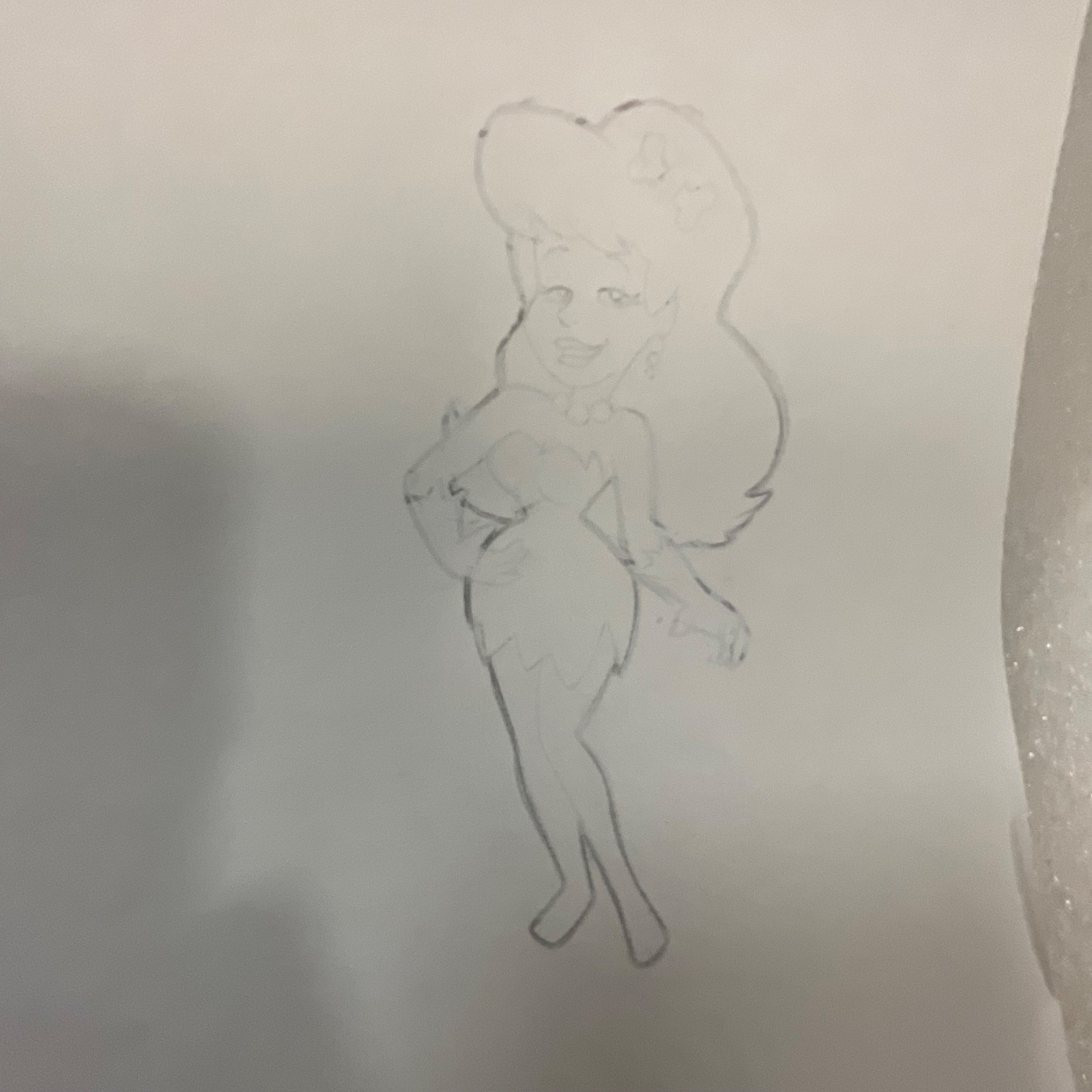 Vintage Cavewoman Animation Cel Animation Production Line Art - Image 9