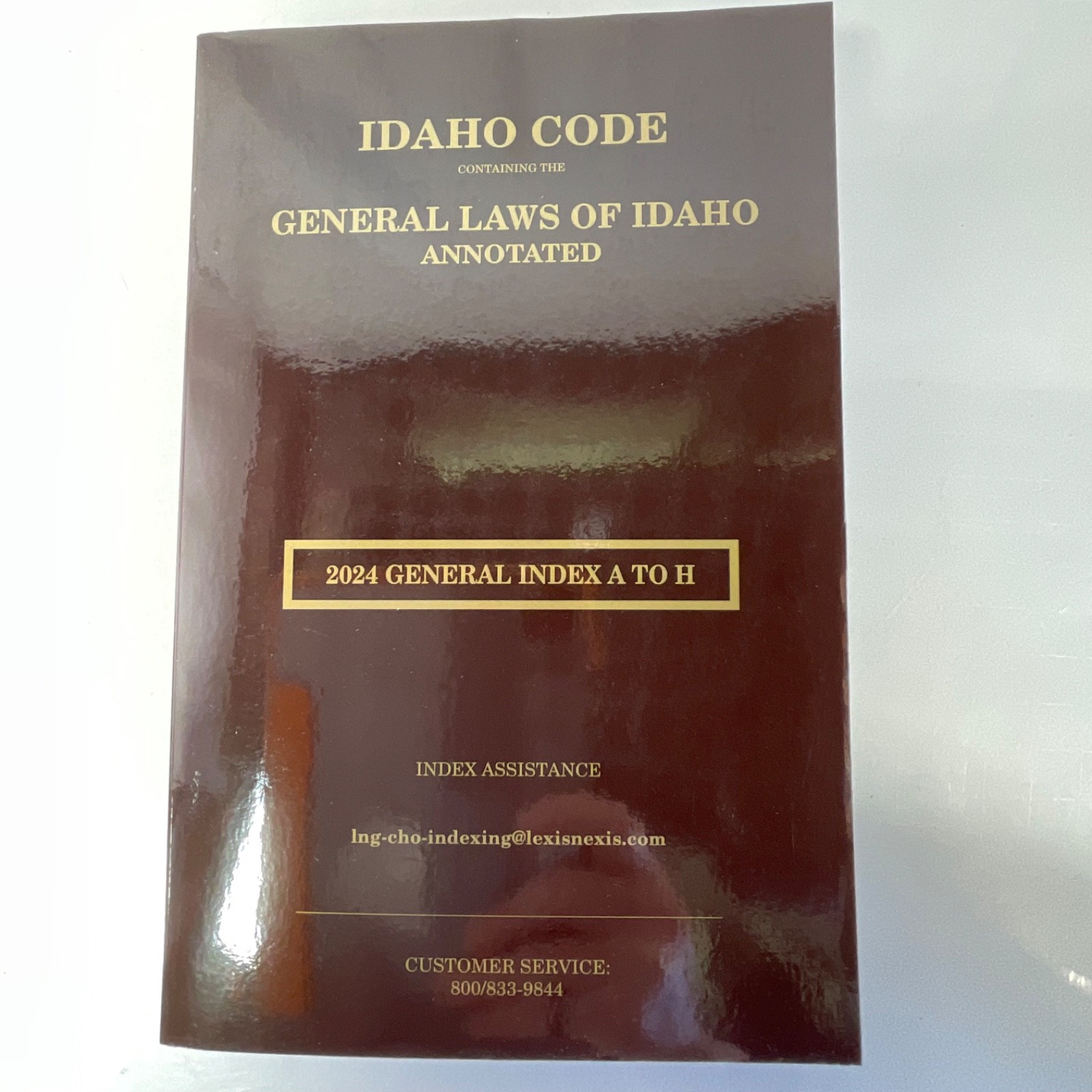 Lot of 4 Idaho Code Annotated General Index 2024 2025 Michie LexisNexis - Image 8