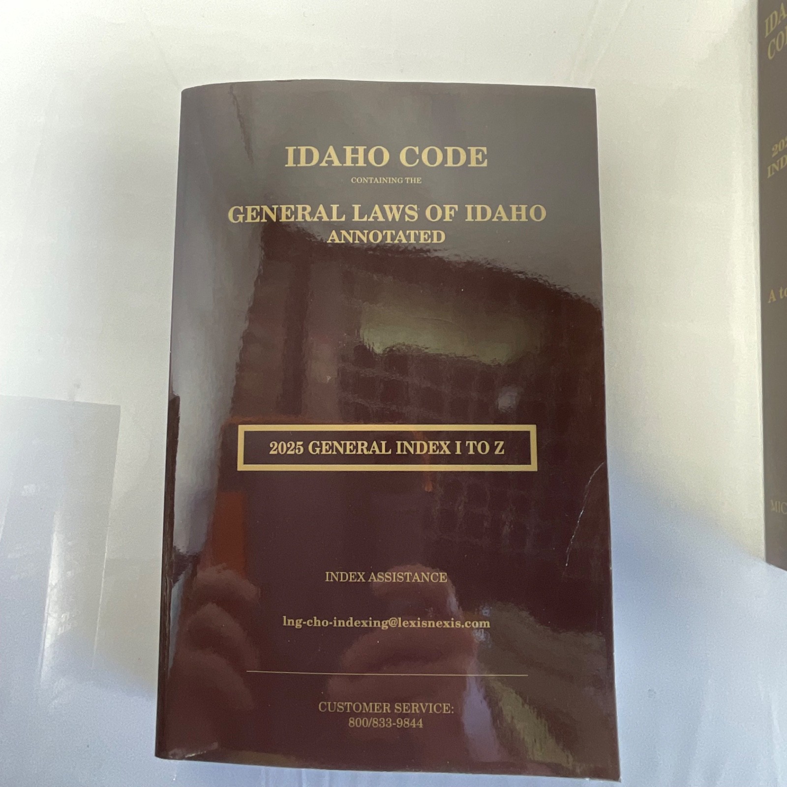 Lot of 4 Idaho Code Annotated General Index 2024 2025 Michie LexisNexis - Image 5