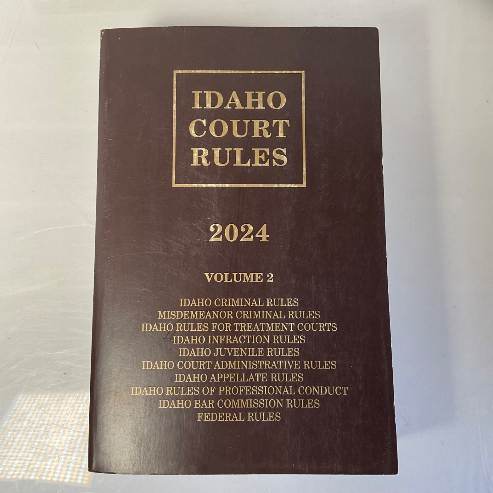 Idaho Court Rules 2024 & 2026 Vol 1-2 Lot of 4 Michie Legal Books - Image 6