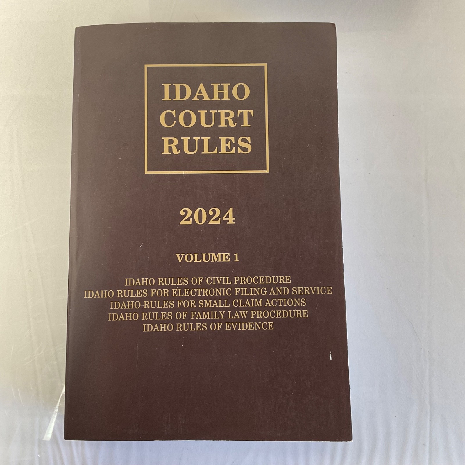 Idaho Court Rules 2024 & 2026 Vol 1-2 Lot of 4 Michie Legal Books - Image 5