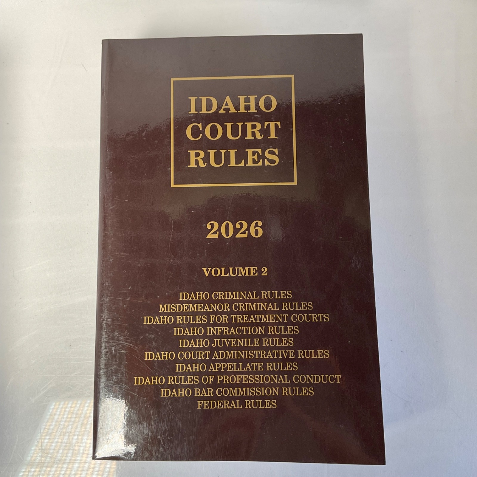 Idaho Court Rules 2024 & 2026 Vol 1-2 Lot of 4 Michie Legal Books - Image 7