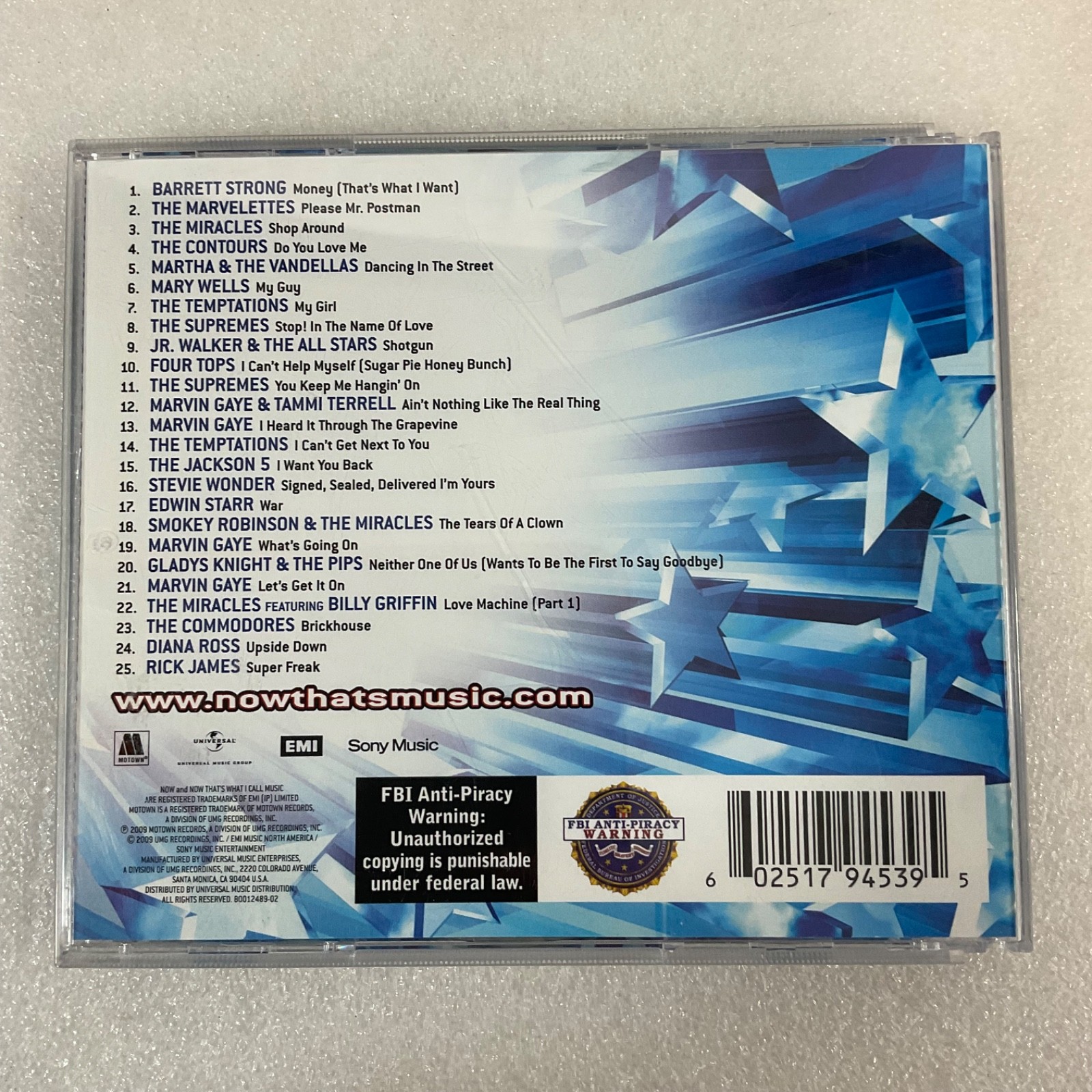 NOW That’s What I Call Motown CD Various Artists Hits Collection - Image 2