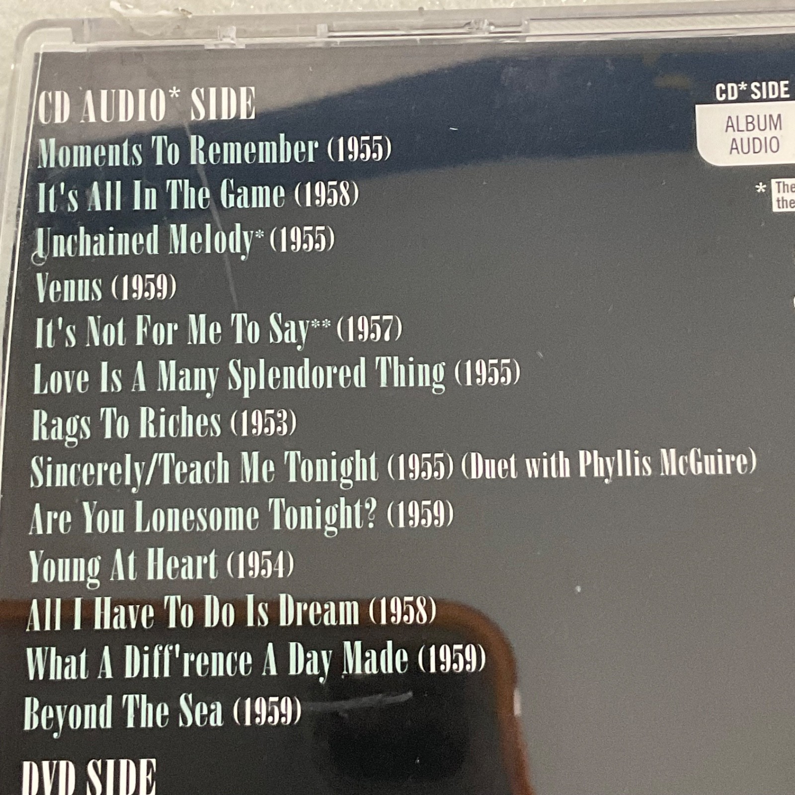 Barry Manilow The Greatest Songs of the Fifties DualDisc CD/DVD 2006 - Image 10