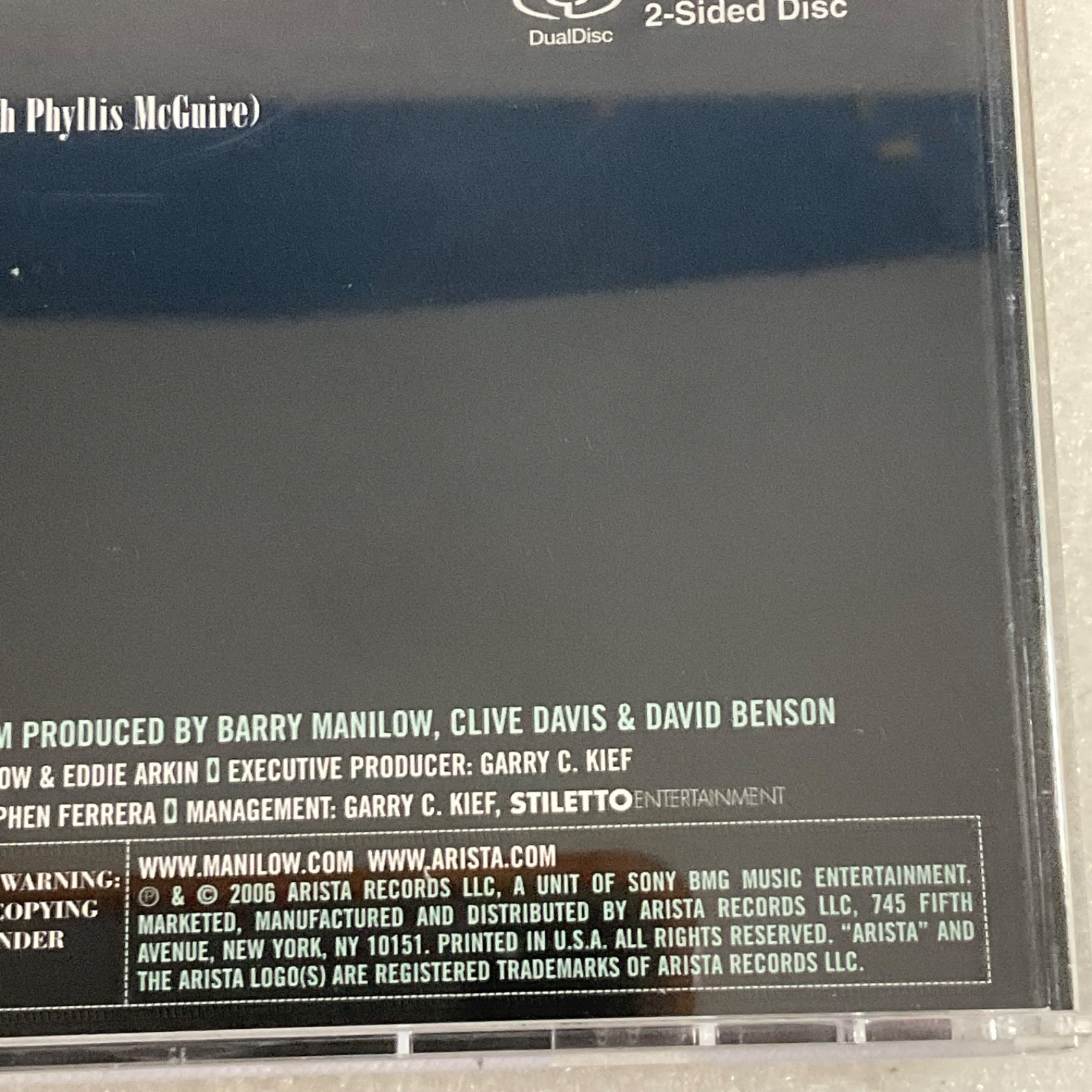 Barry Manilow The Greatest Songs of the Fifties DualDisc CD/DVD 2006 - Image 12