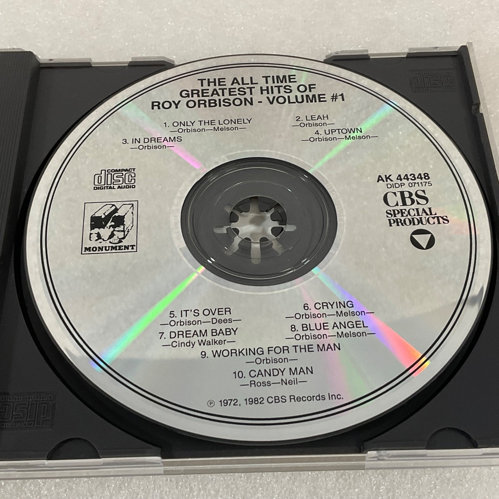 Roy Orbison All-Time Greatest Hits Vol 1 CD CBS Special Products - Image 14