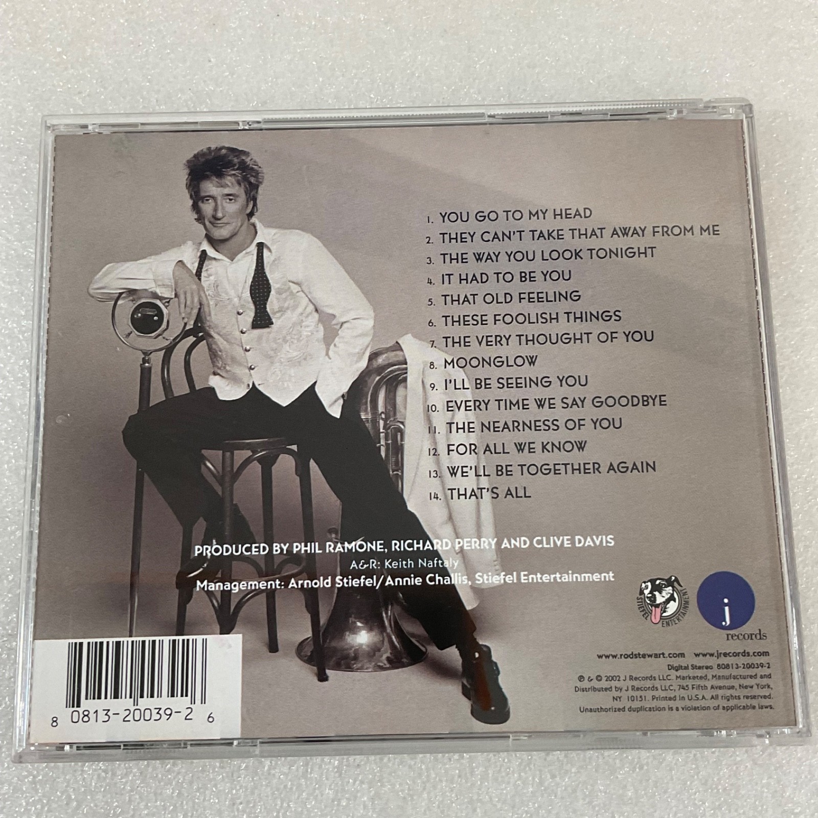 Rod Stewart It Had to Be You CD The Great American Songbook 2002 J Records - Image 2