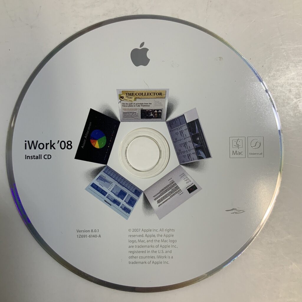 Apple iWork '08 Install DVD Mac Software Disc 2007 - Image 1