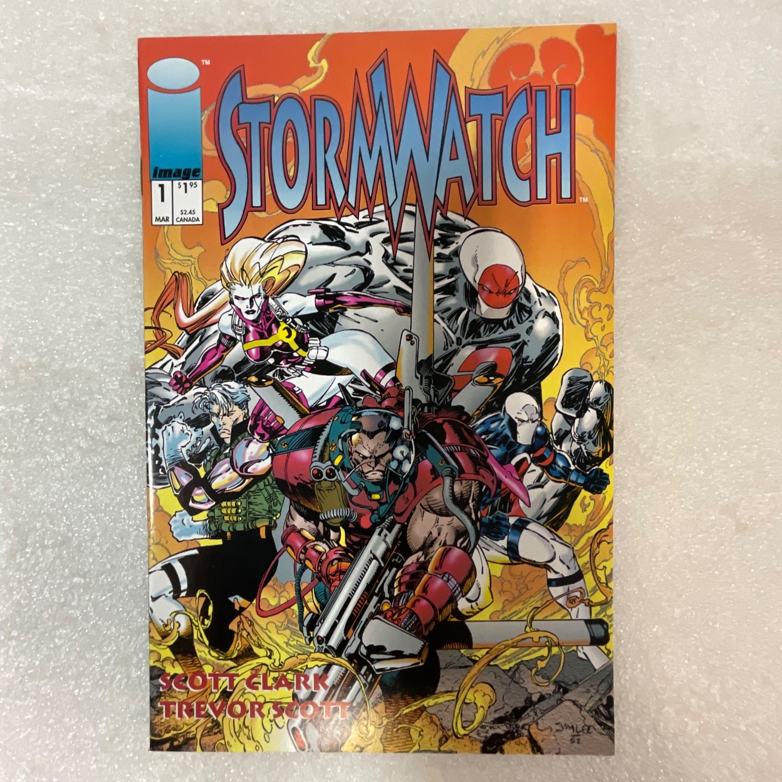 Stormwatch #1 Mar 1993 Image Comics First Printing Comic Book - Image 1