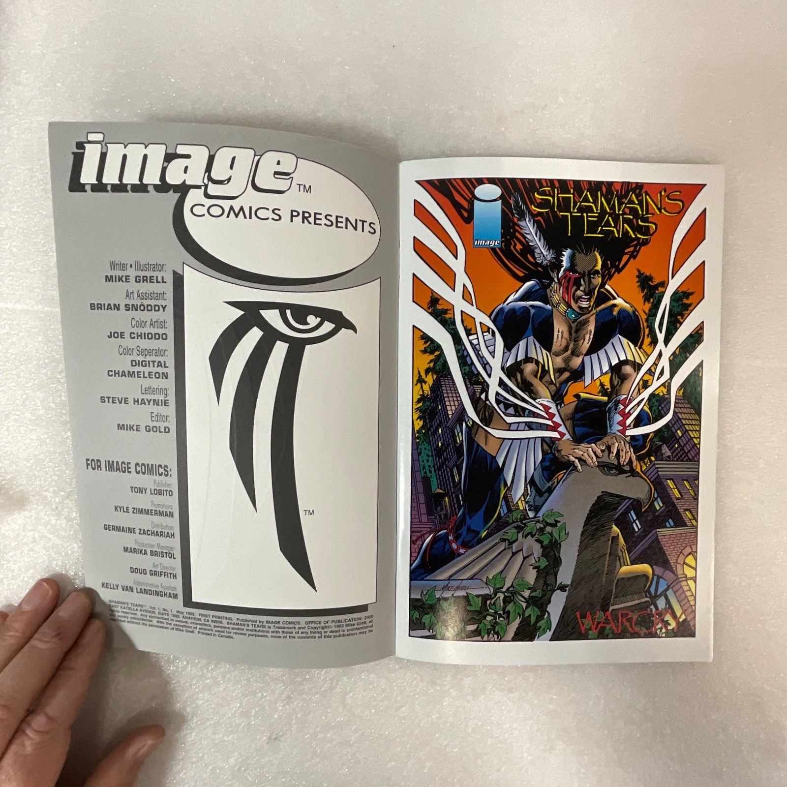 Shaman's Tears #1 May 1993 Image Comics Mike Grell First Print - Image 3