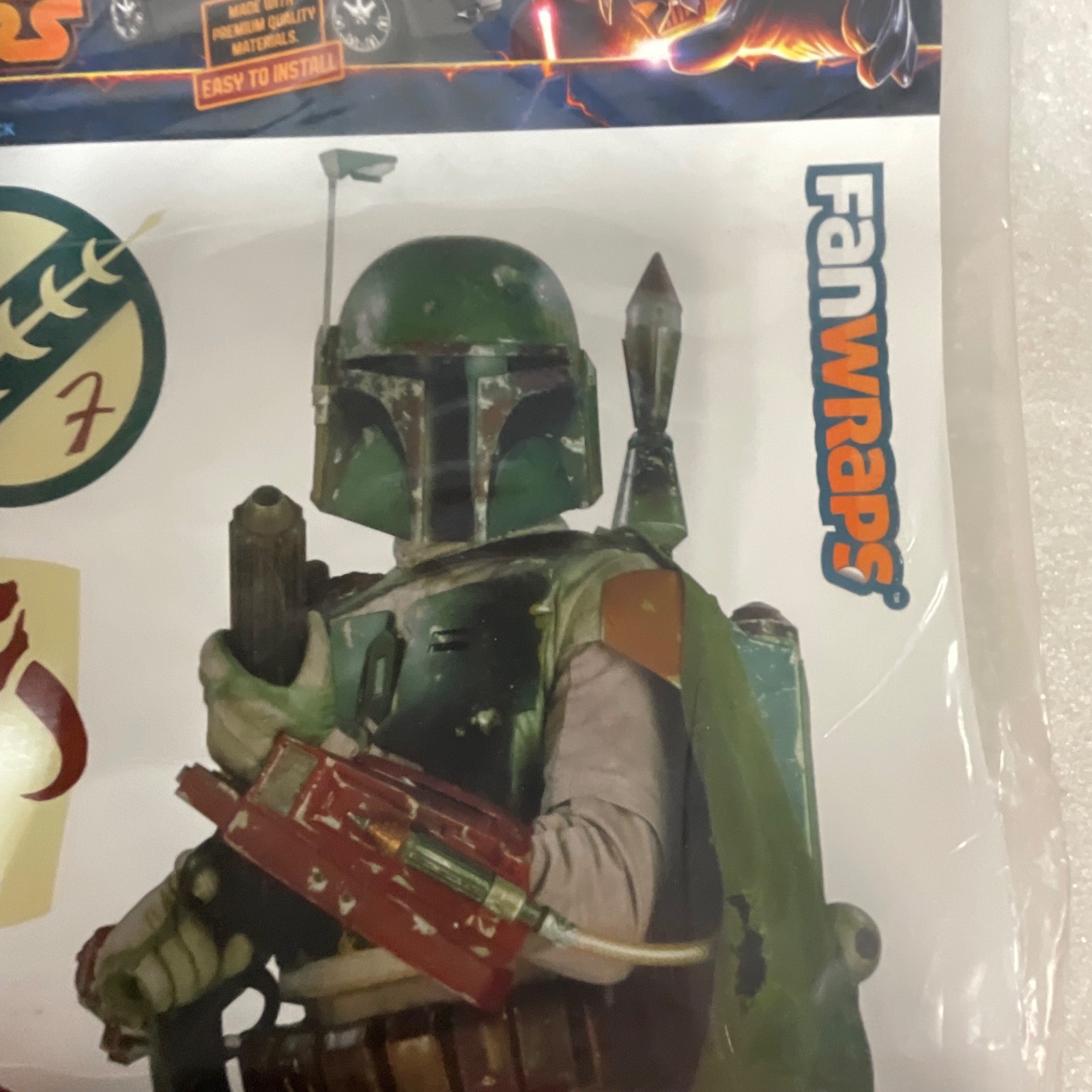 Star Wars FanWraps Boba Fett Vehicle Graphic Stripe Pack Decal Set - Image 4
