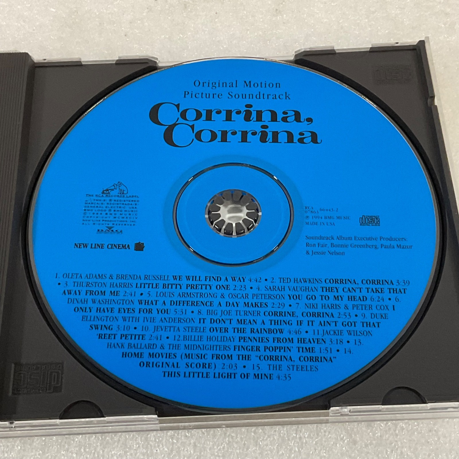 Corrina Corrina Original Motion Picture Soundtrack CD 1994 RCA Jazz Soul - Image 13