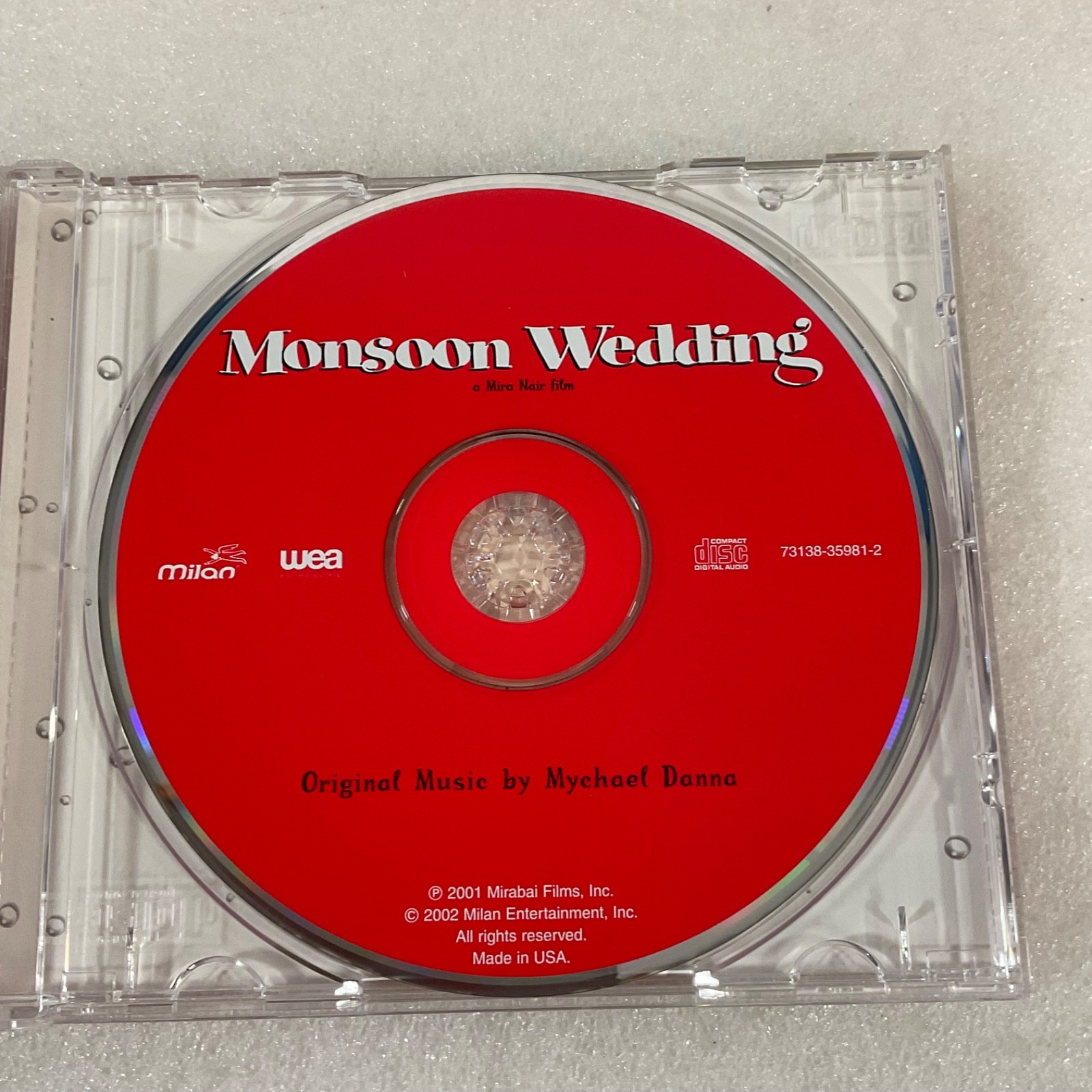 Monsoon Wedding Original Soundtrack CD Mychael Danna Milan Records - Image 11