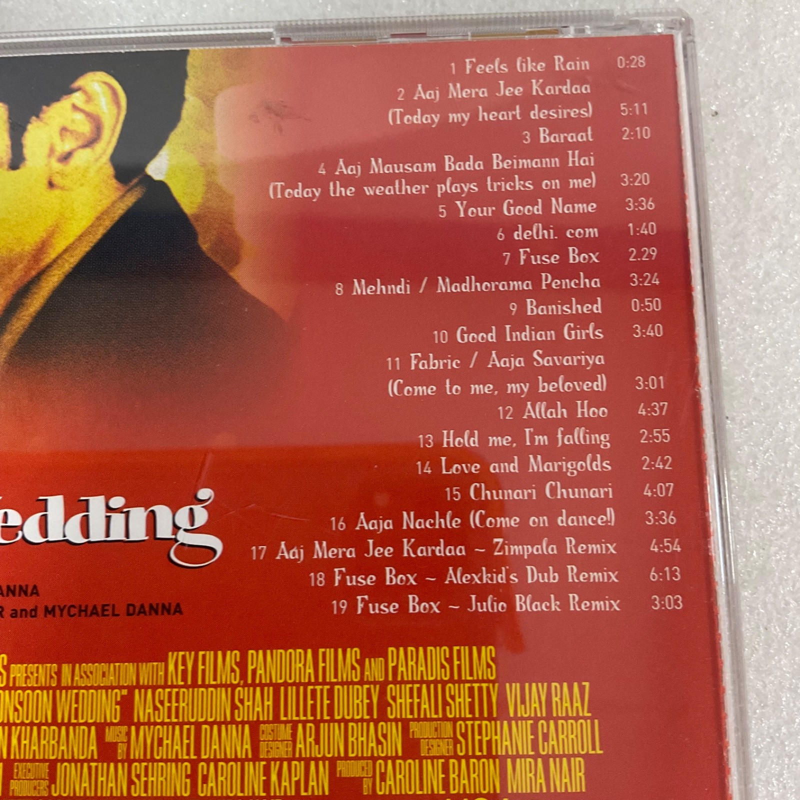 Monsoon Wedding Original Soundtrack CD Mychael Danna Milan Records - Image 15