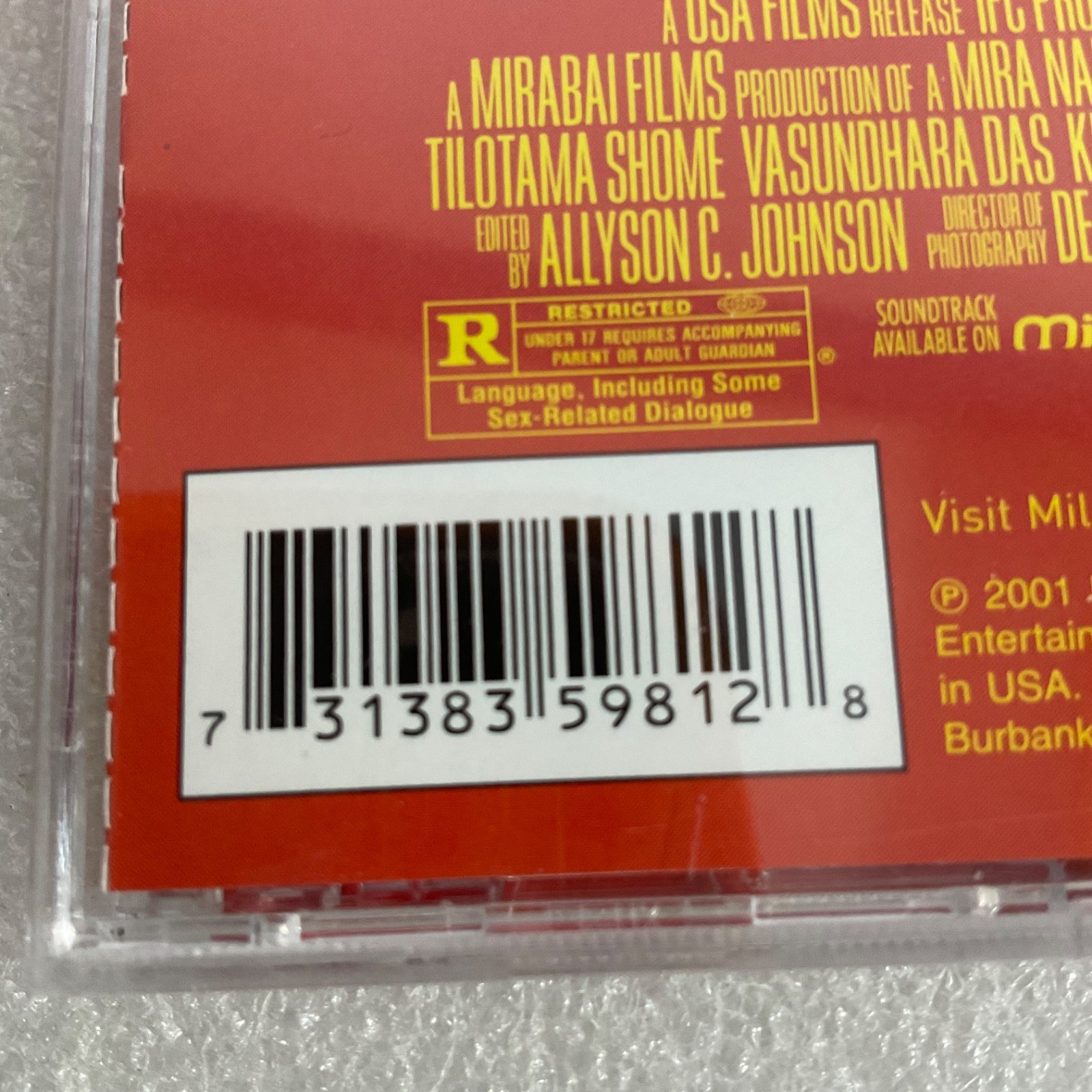 Monsoon Wedding Original Soundtrack CD Mychael Danna Milan Records - Image 18