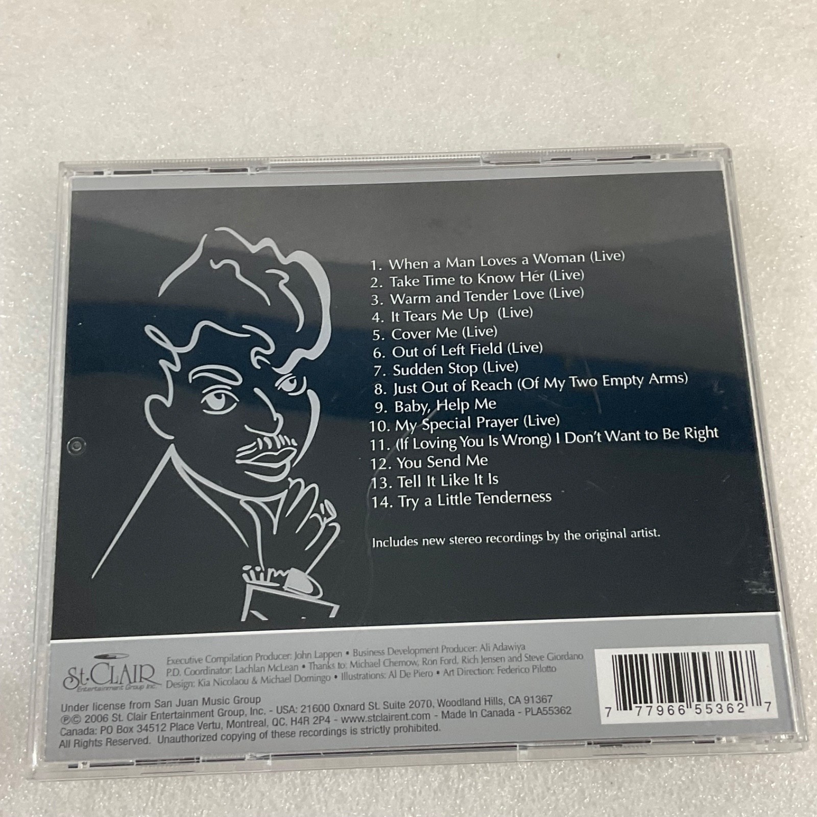Percy Sledge Best Of CD Platinum Artist Series 14 Hits Soul R&B - Image 2