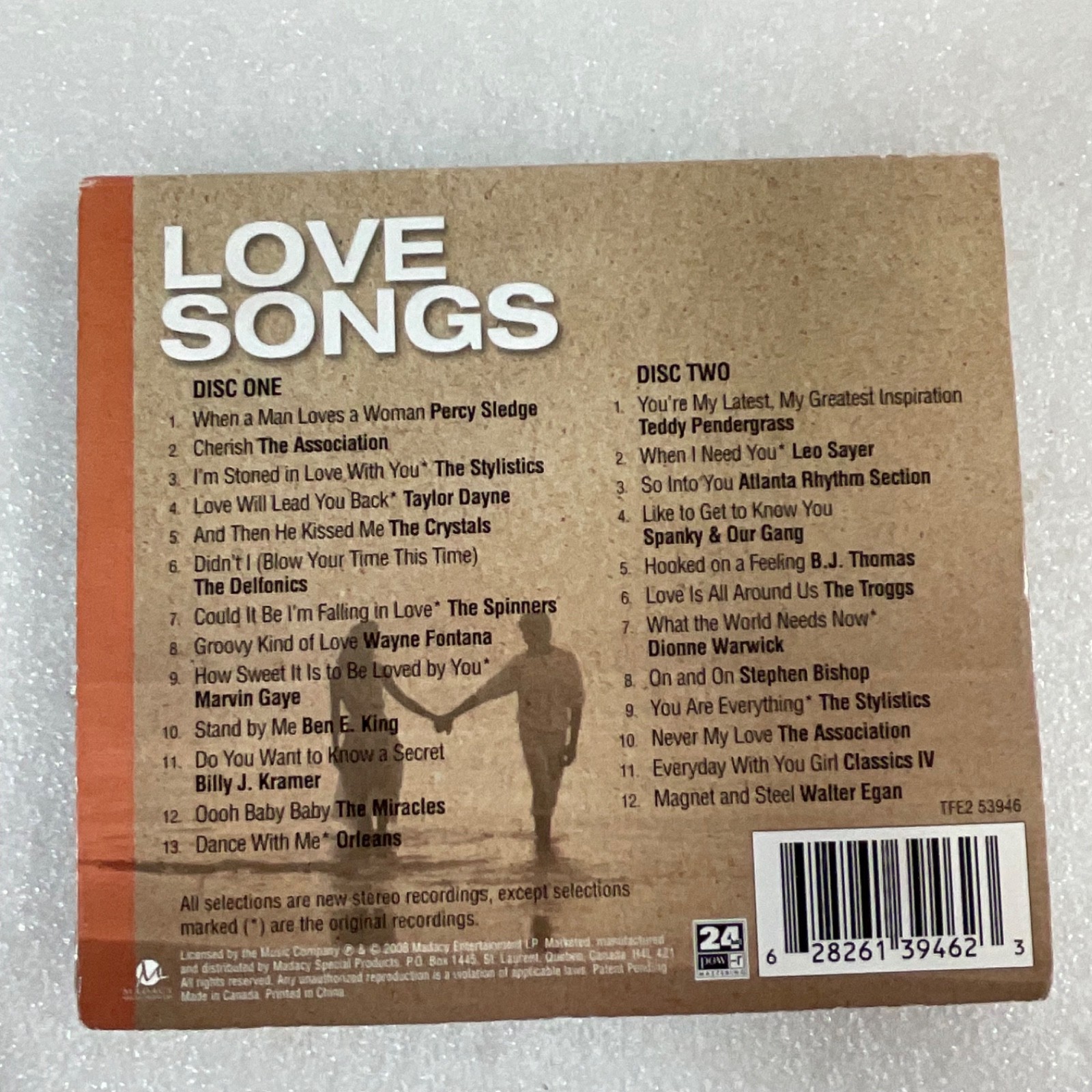 25 Best Love Songs 2CD Compilation Soul Pop Classics Madacy 2008 - Image 2