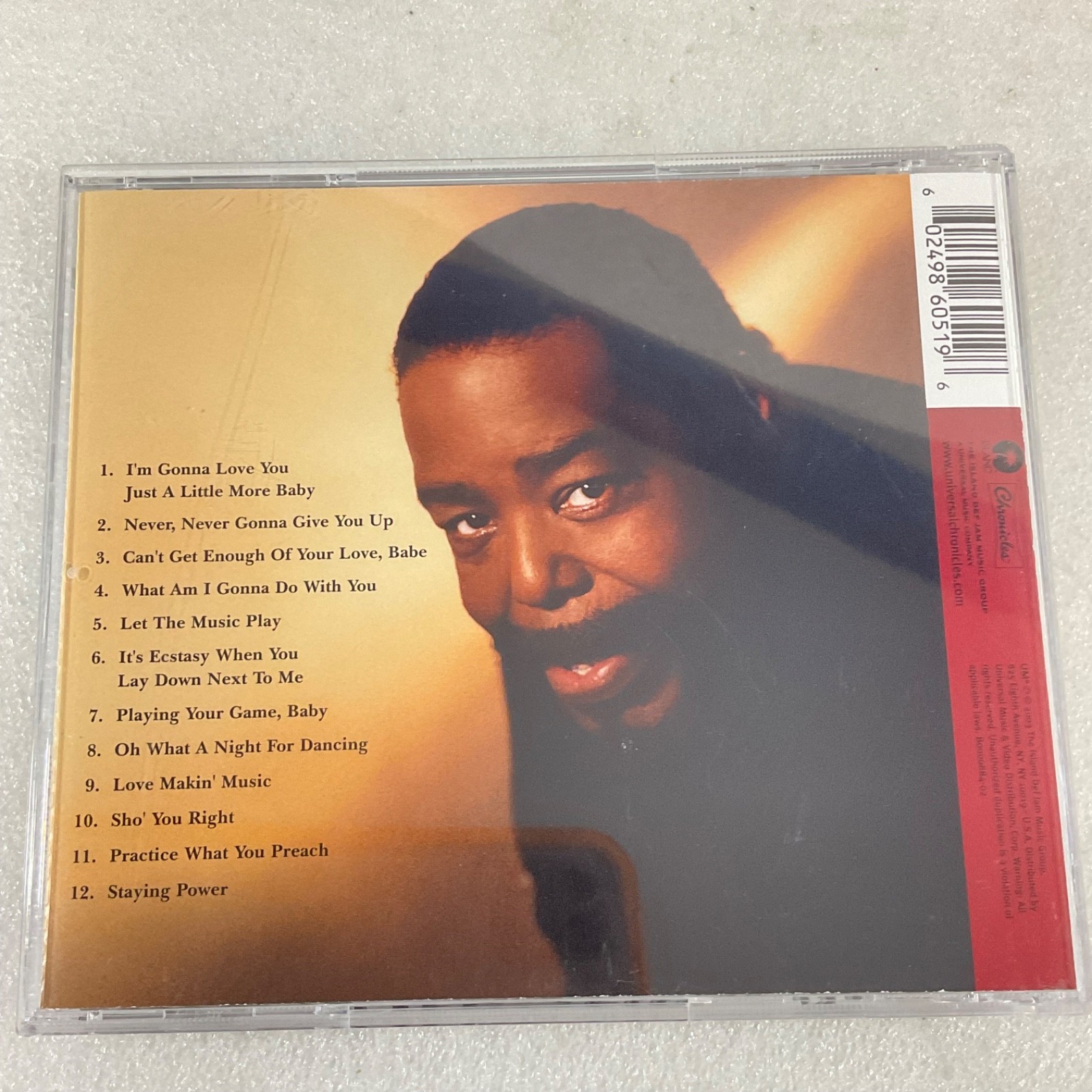 Barry White The Best Of CD 20th Century Masters Millennium Collection - Image 2