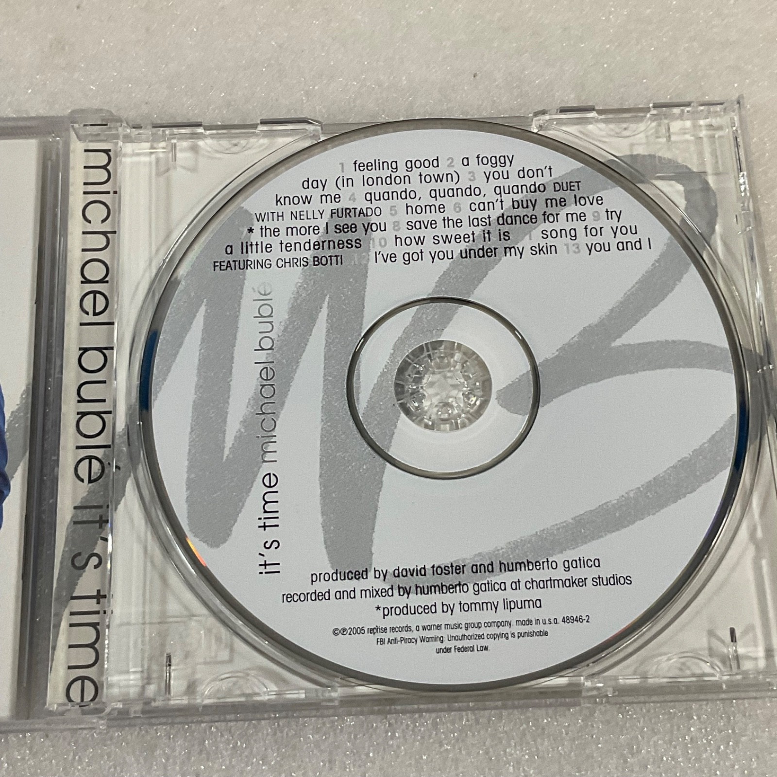 Michael Bublé It’s Time CD 2005 Reprise Records Jazz Pop Vocal Album - Image 13