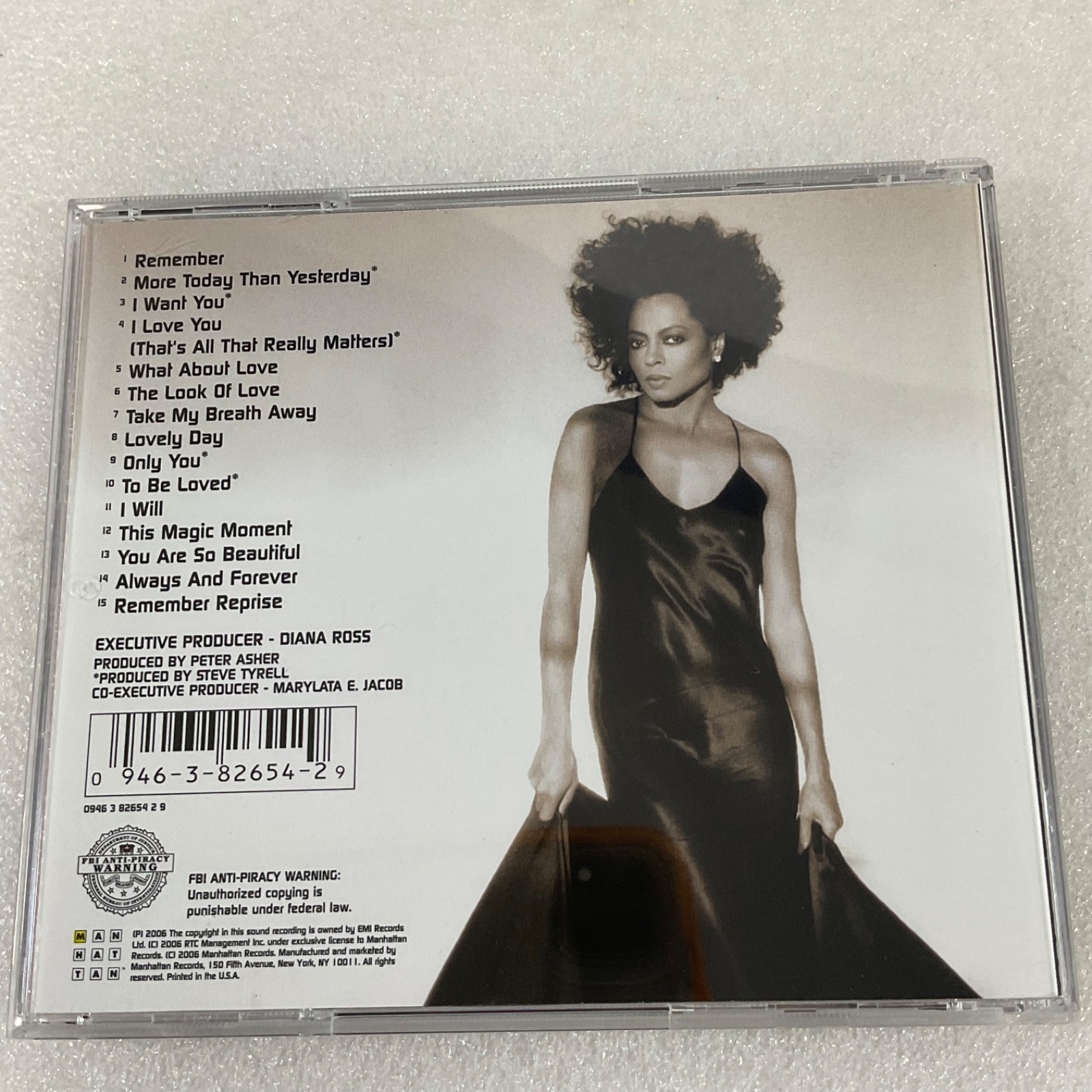Diana Ross I Love You CD 2006 Manhattan Records Soul Pop R&B Love Songs - Image 2